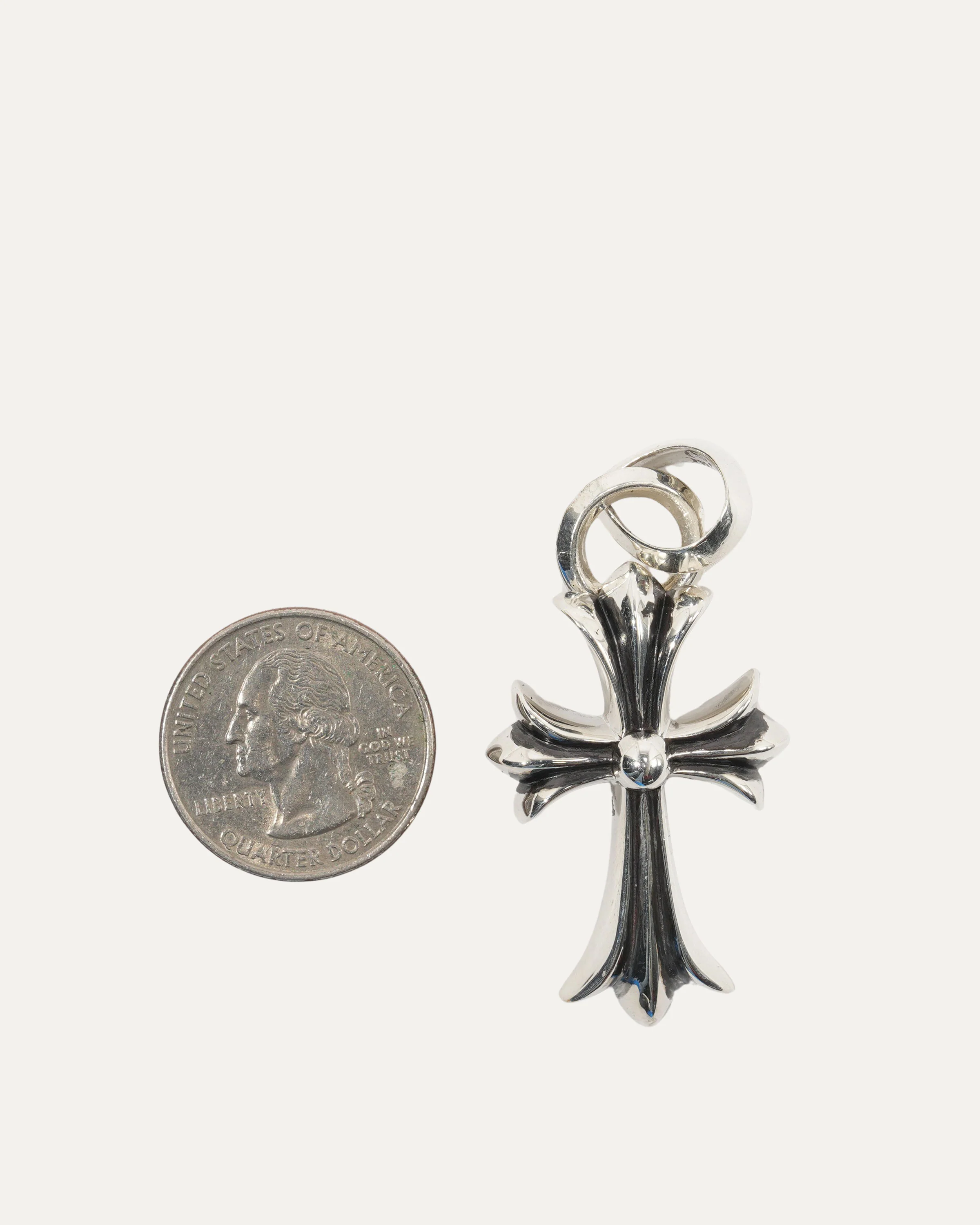 Cross Pendant with Bail - Image 3