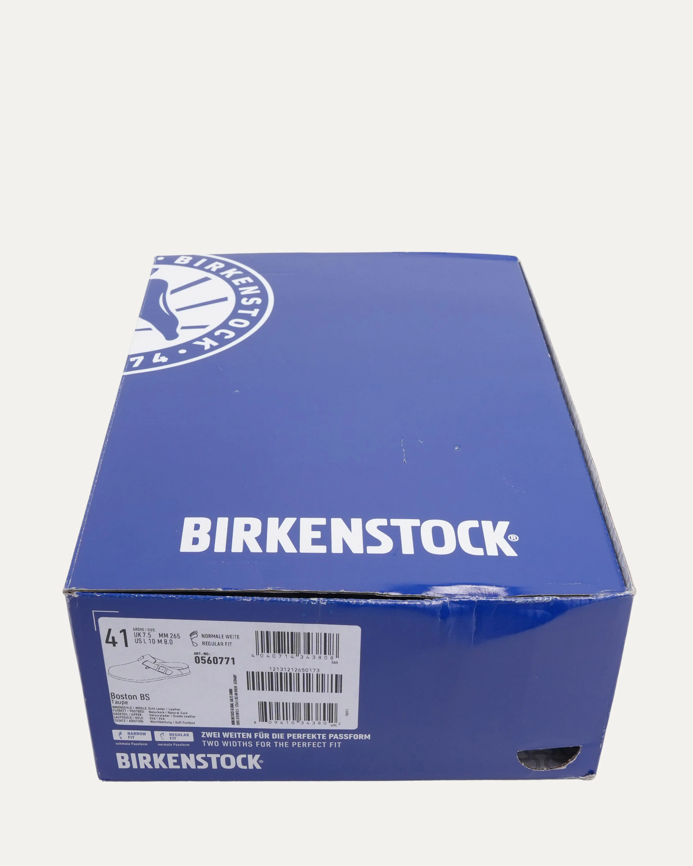 Dagger Embellished Birkenstock Boston Suede Mule - Image 8