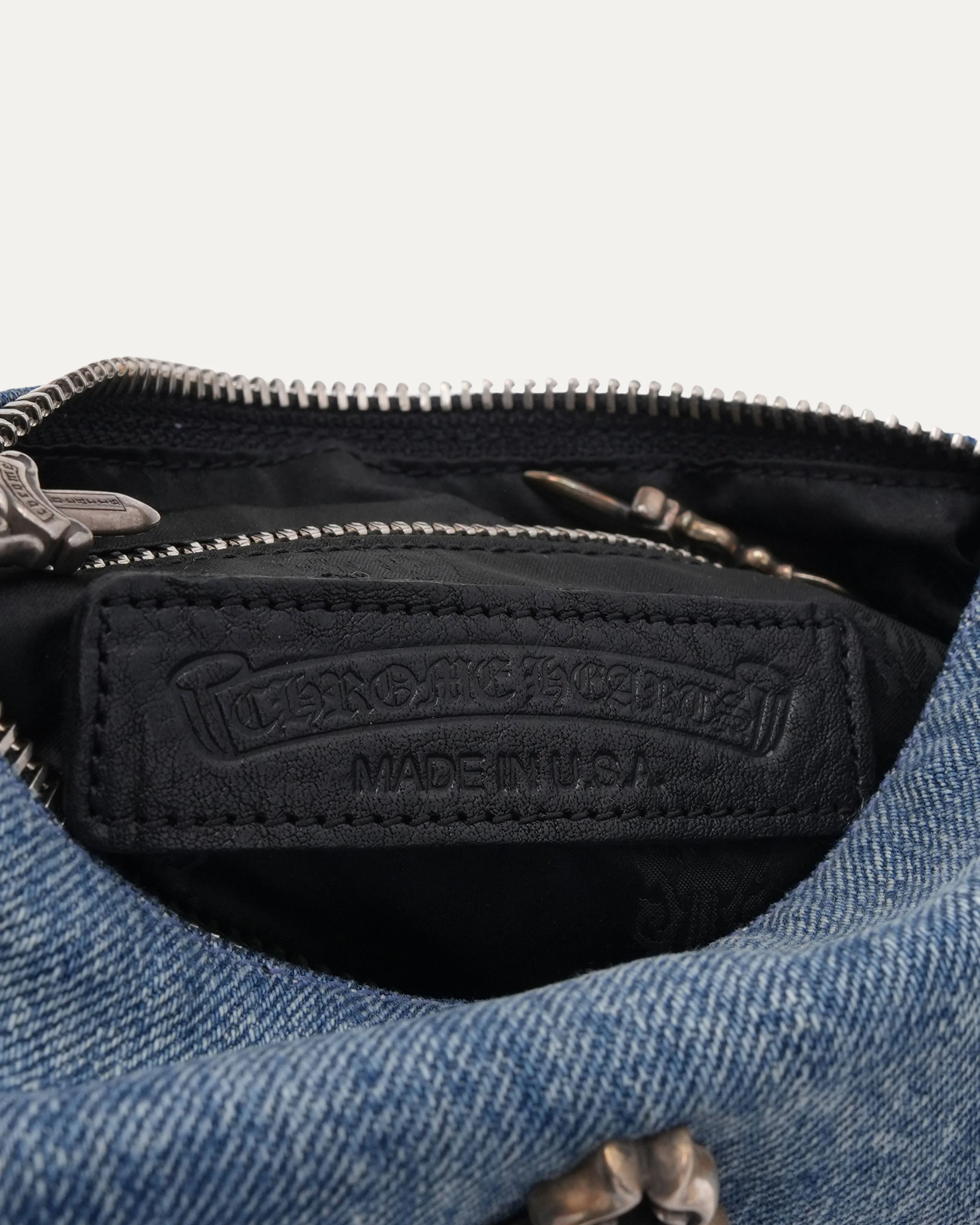 Dagger Embellished Denim Chicken Nugget Bag - Image 5