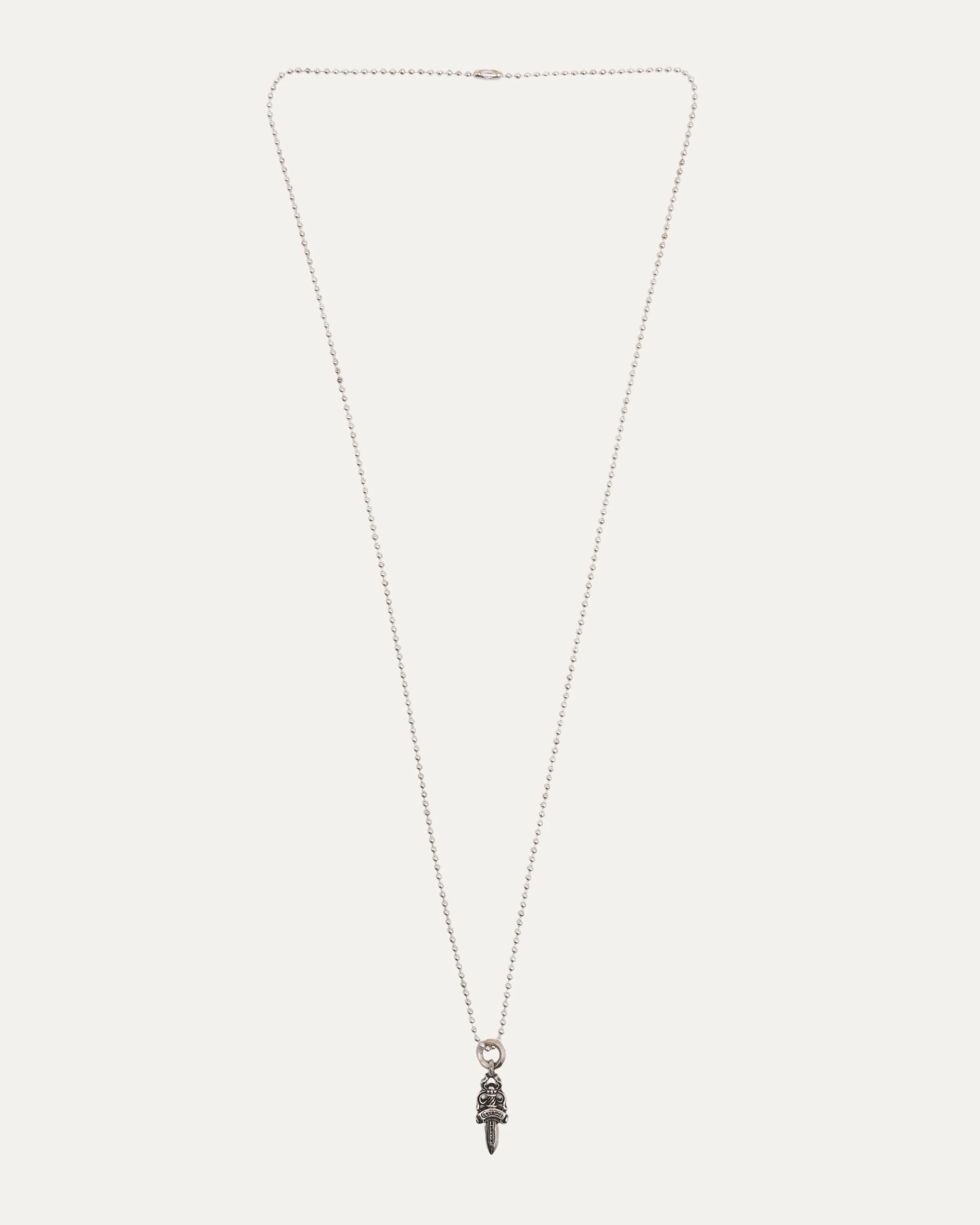 Dagger Pendant on Ball Chain