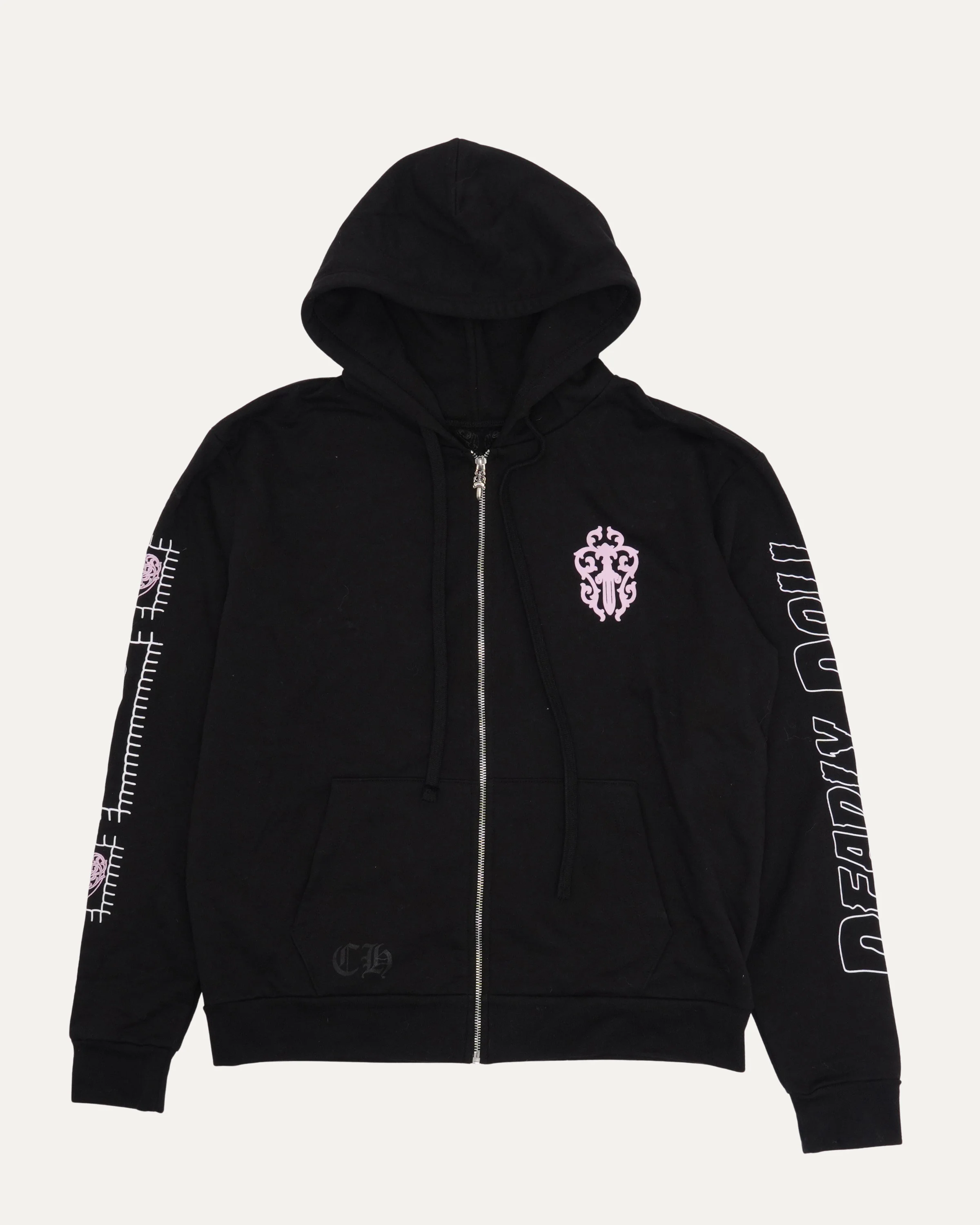 Deadly Doll Vine Dagger Zip Up Hoodie