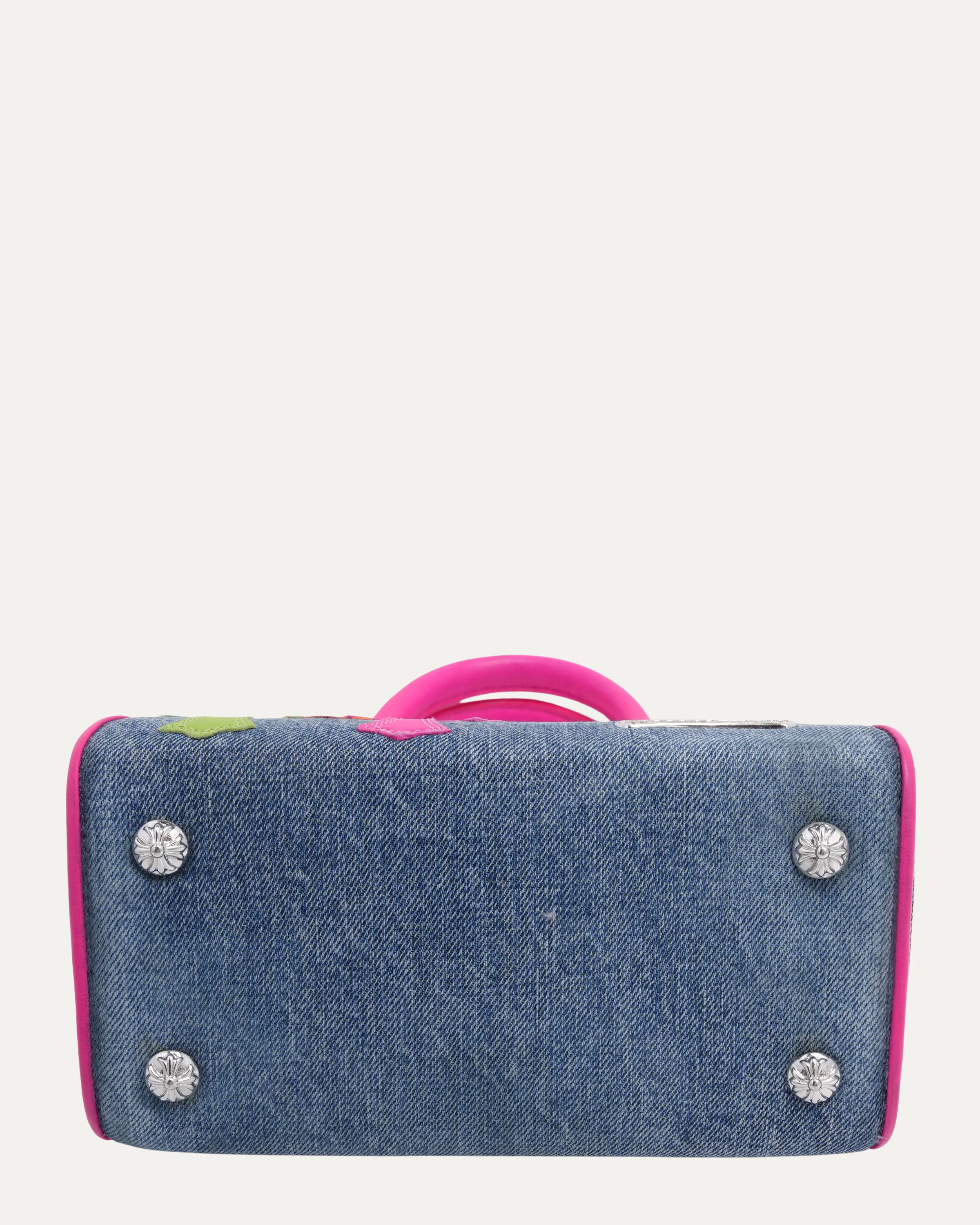Denim Cross Patch Drew Mini Bag - Image 5