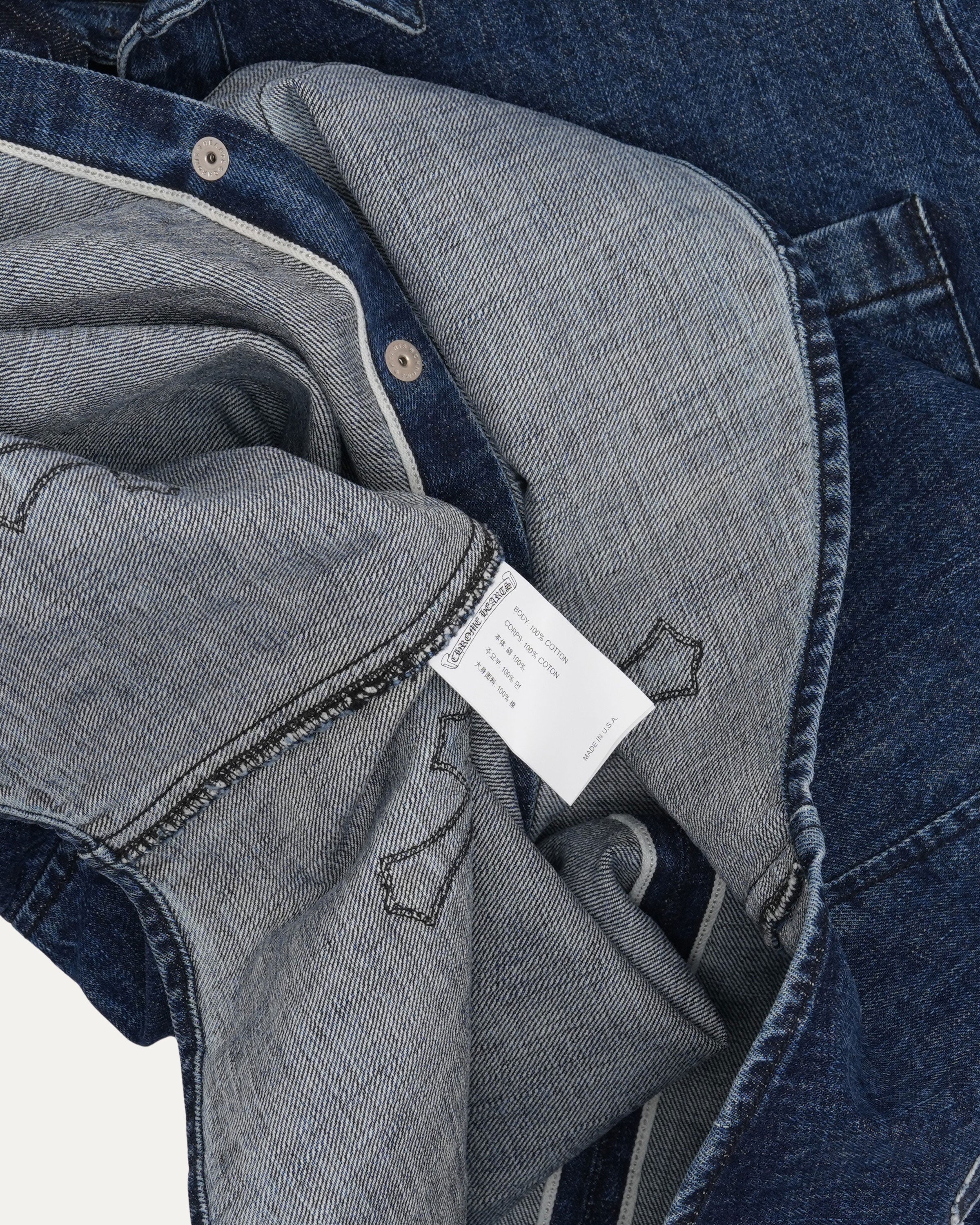 Denim Cross Patch Shirt - Image 4