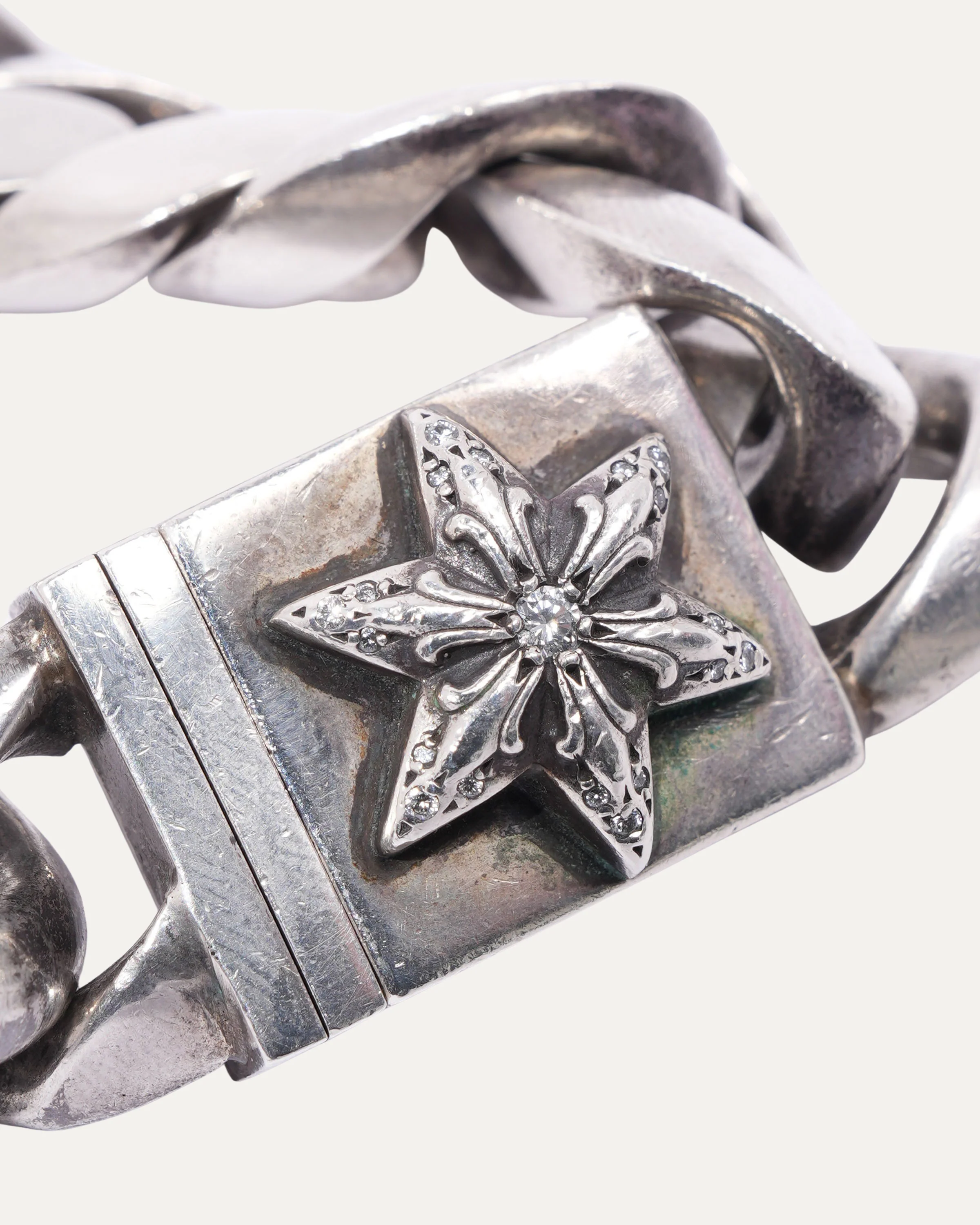 Diamond American Flag ID Bracelet - Image 5