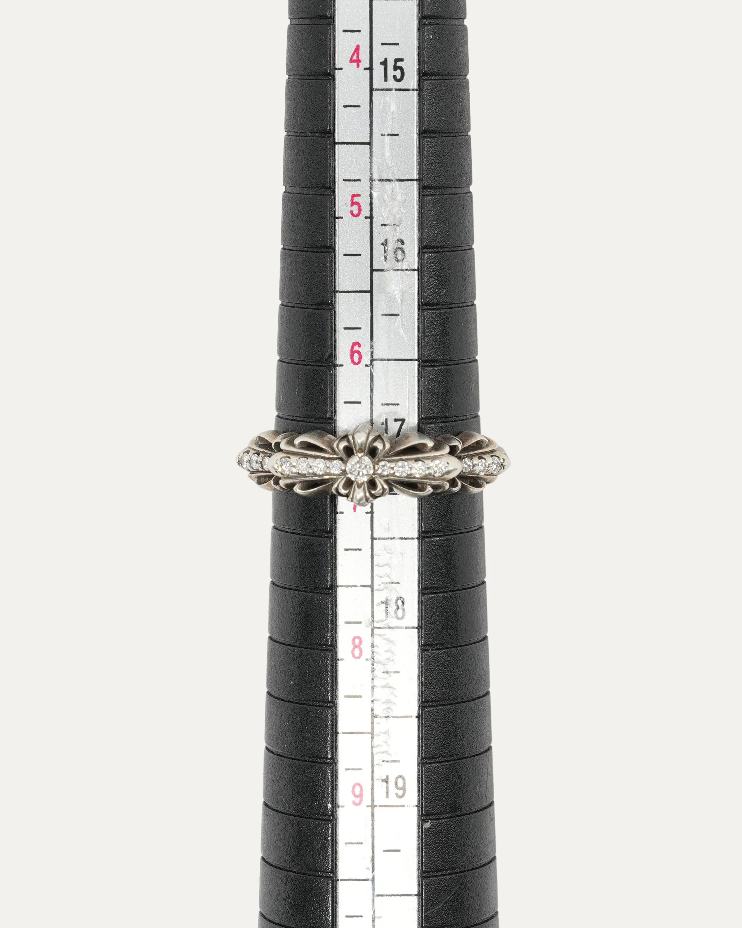 Diamond Baby Floral Cross Ring - Image 3