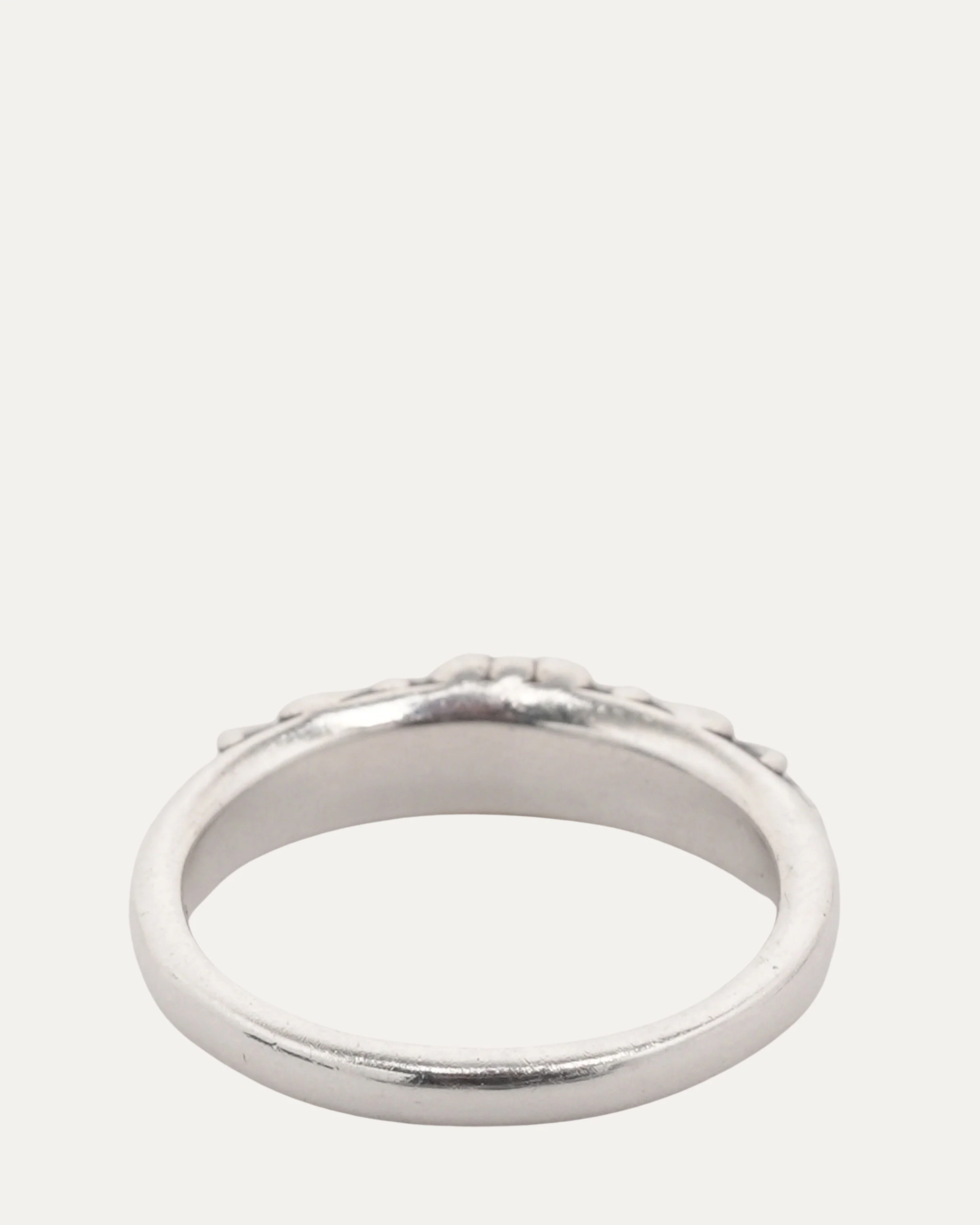 Diamond Mini Floral Cross Ring - Image 2