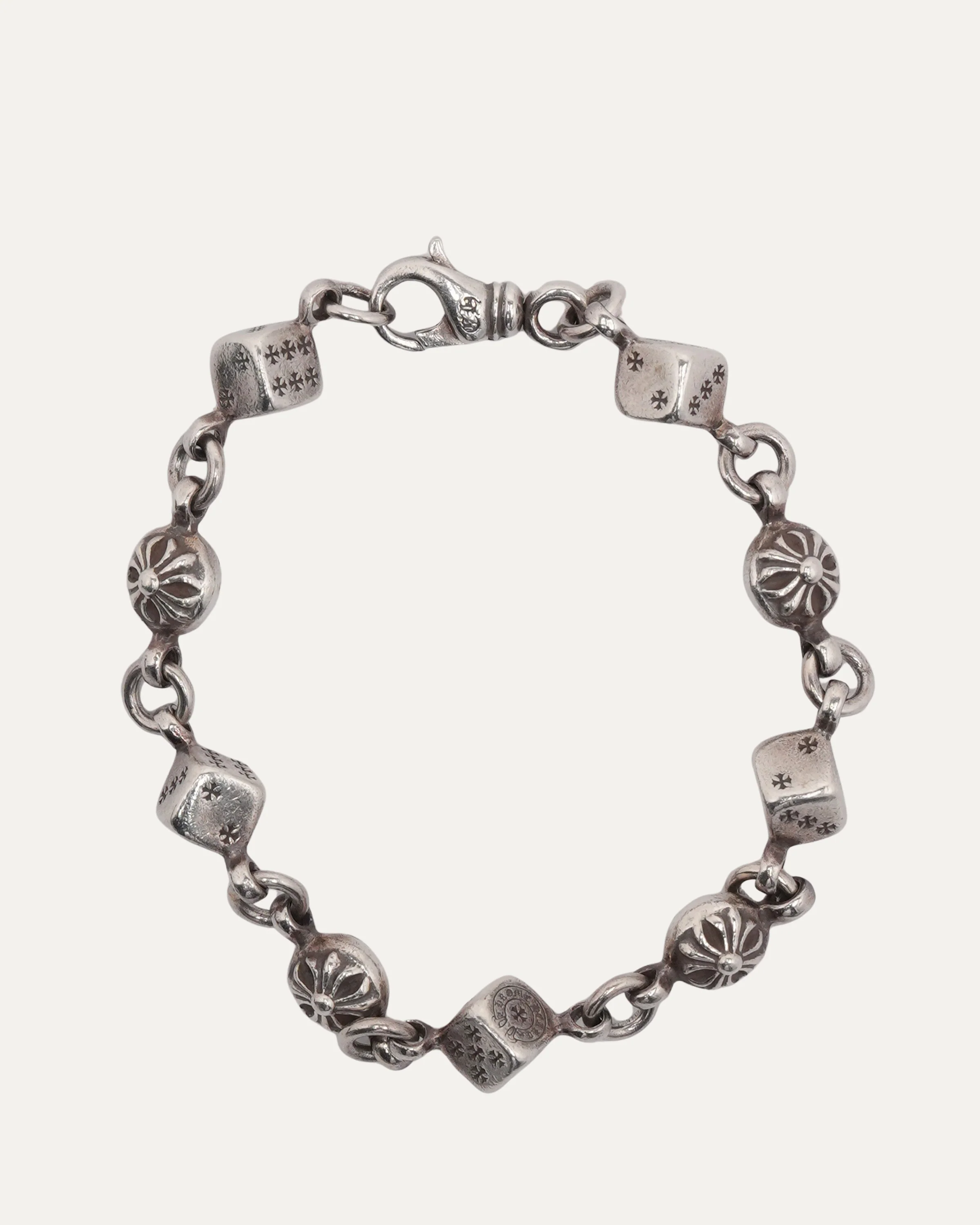 Dice and Plus Ball Bracelet