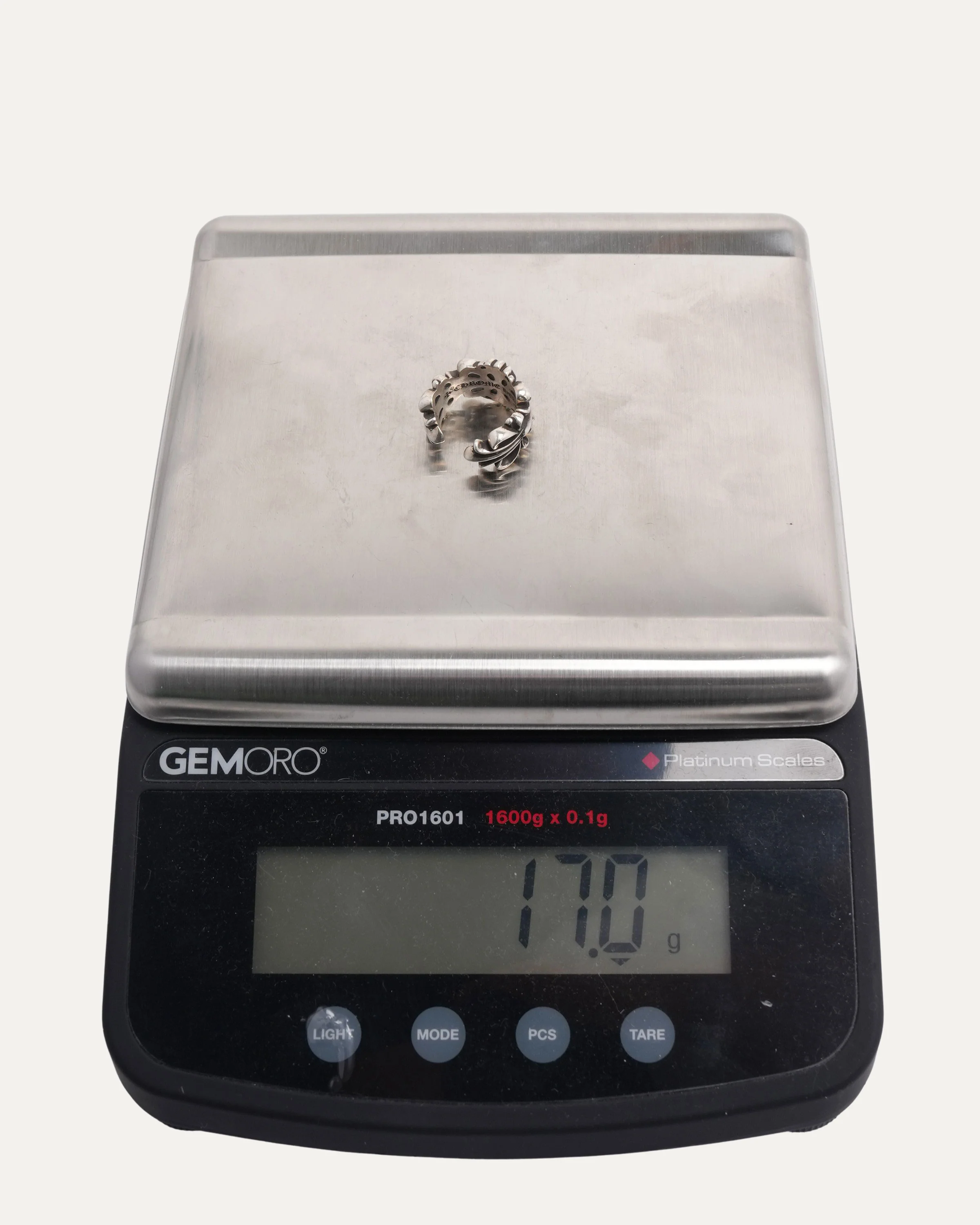 Double Floral Cross Ring - Image 3