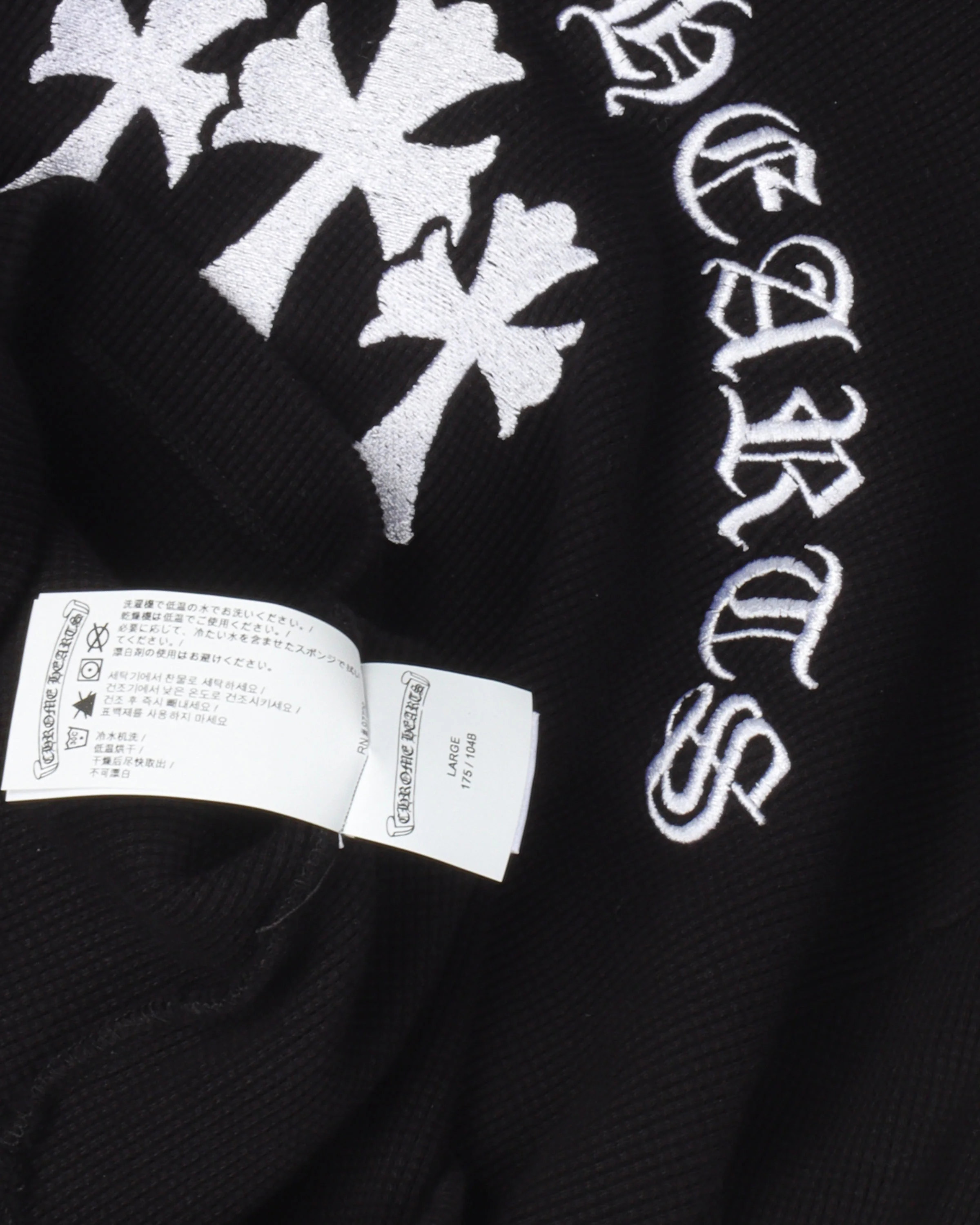 Embroidered Henley Thermal Shirt - Image 4