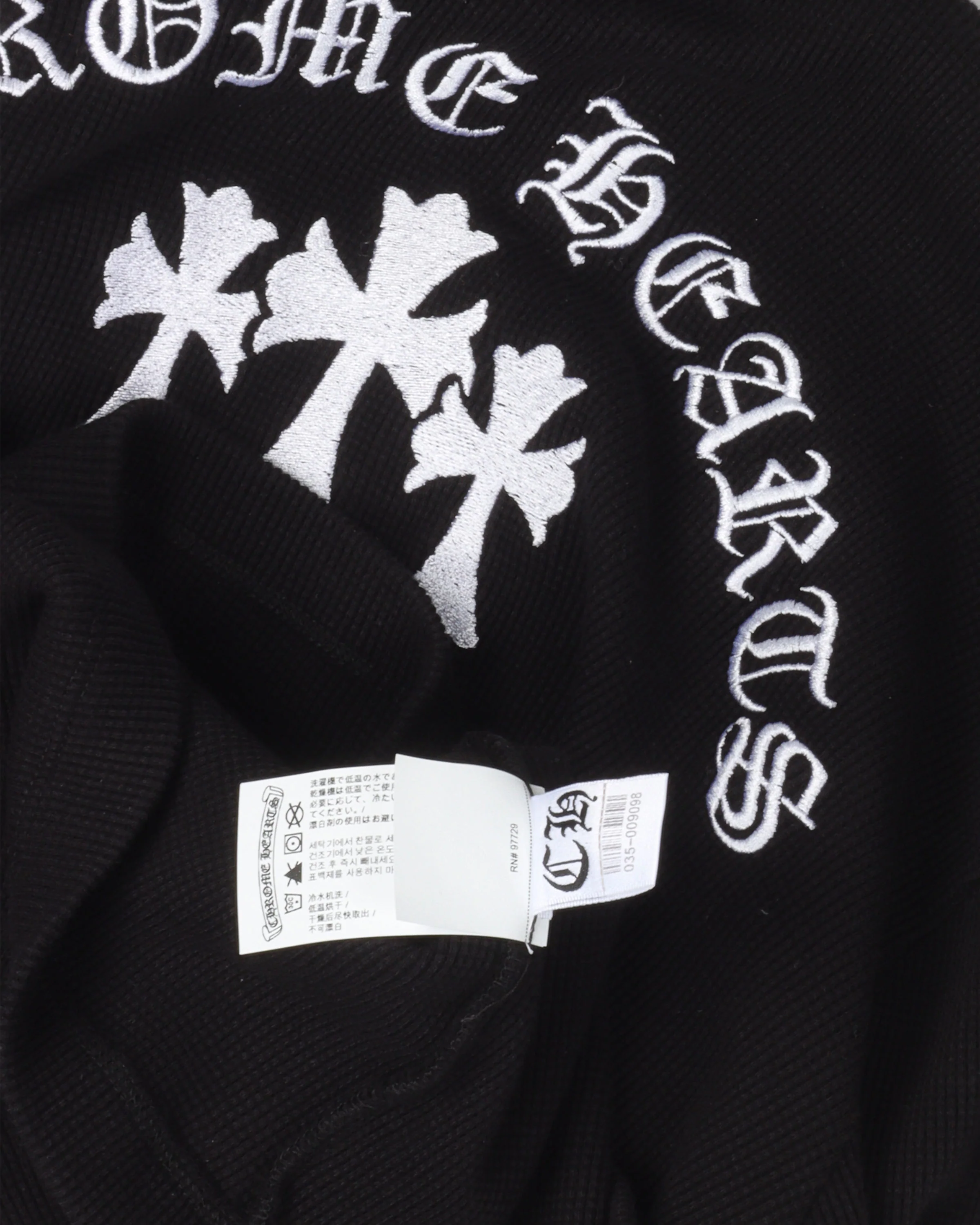 Embroidered Henley Thermal Shirt - Image 5