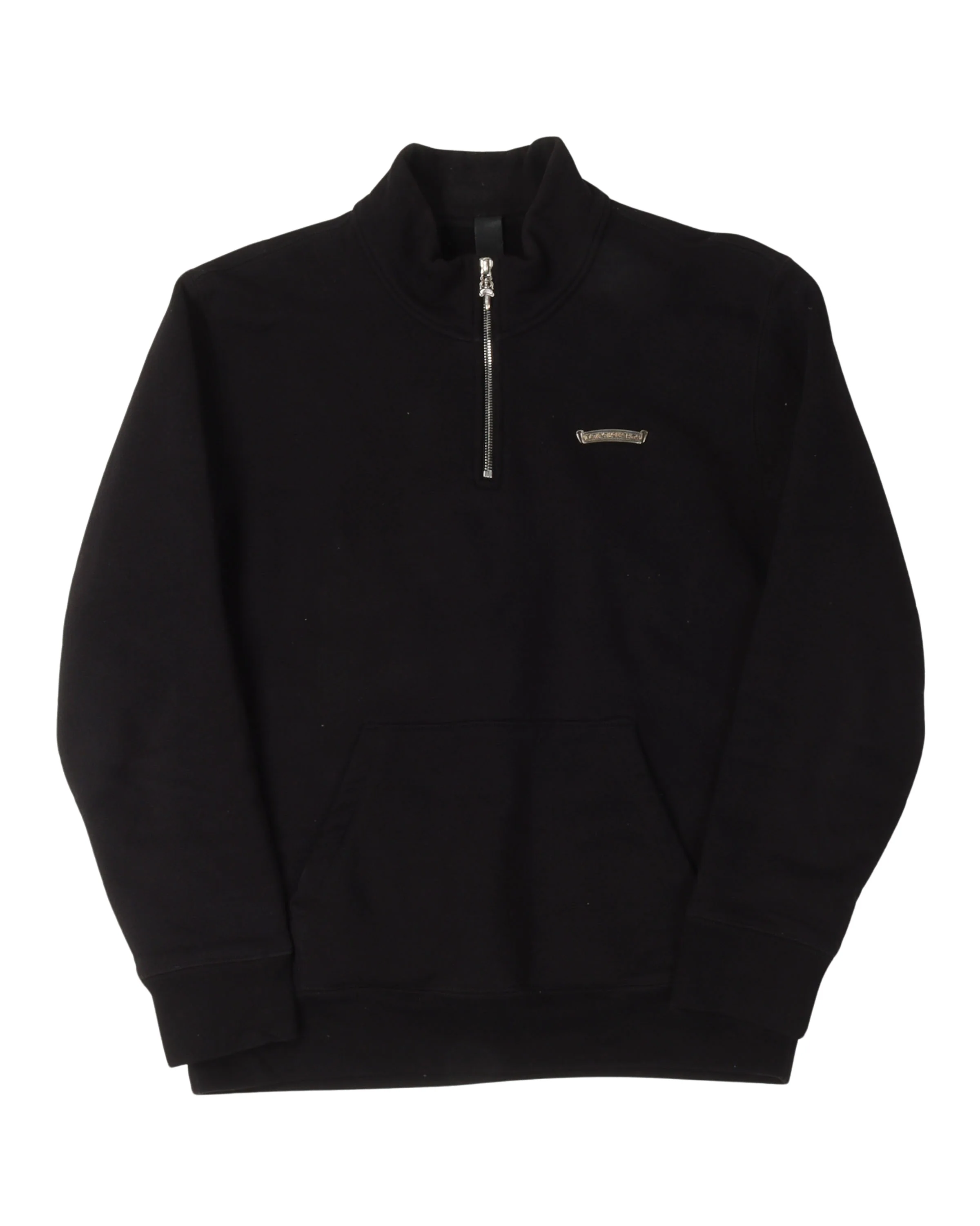 Embroidered Quarter Zip Sweatshirt
