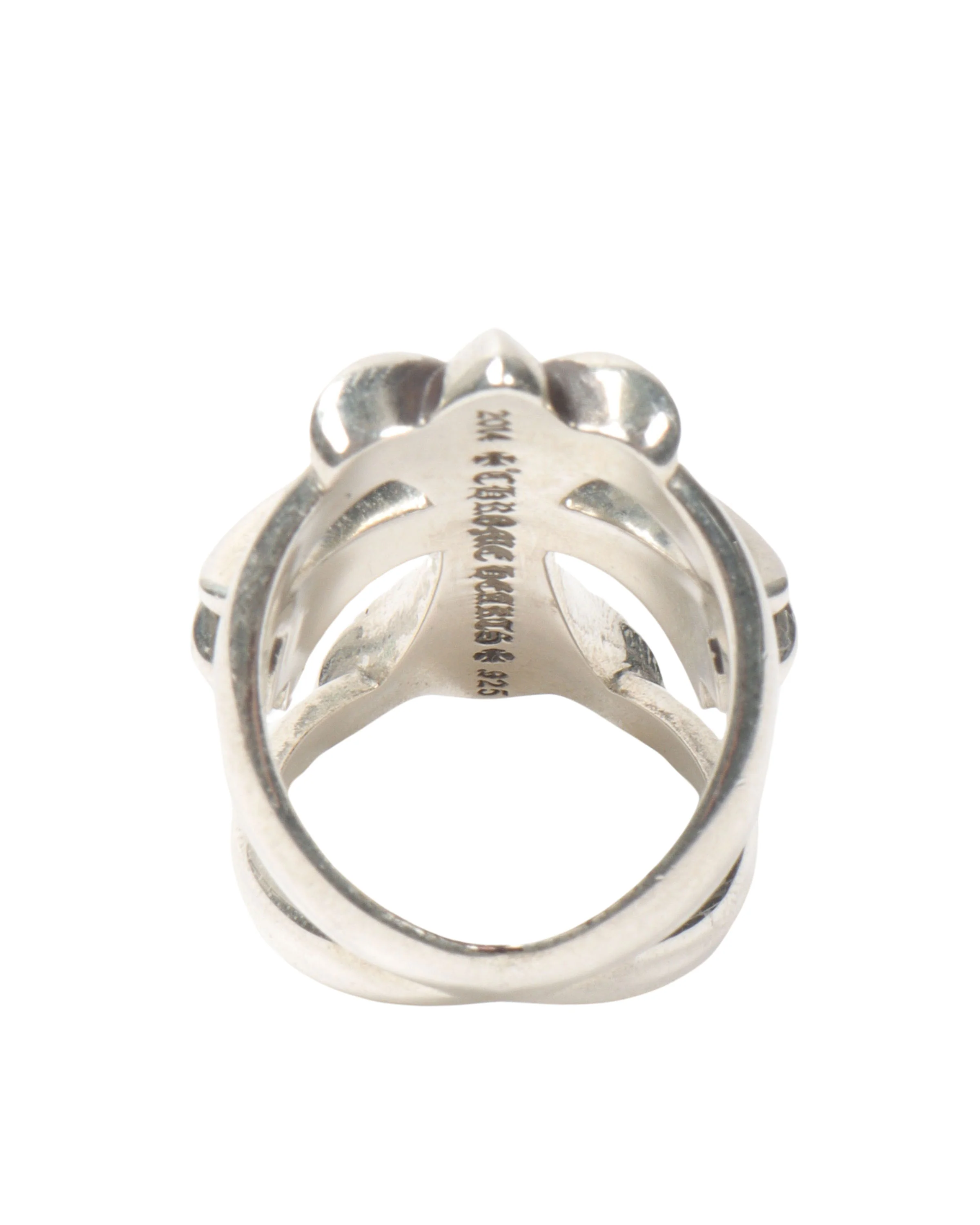 Emerald Infinity Cross Ring - Image 2
