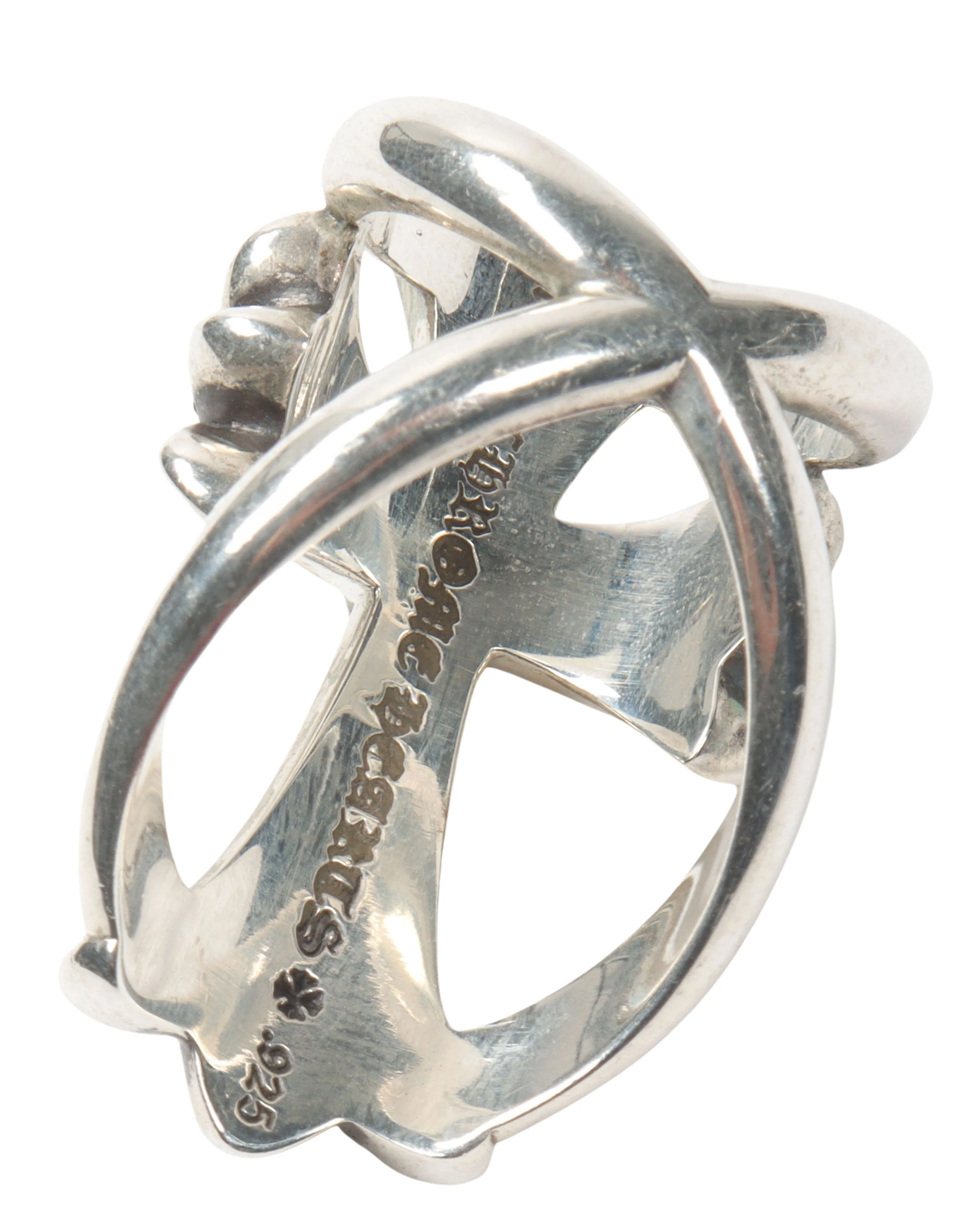 Emerald Infinity Cross Ring - Image 3
