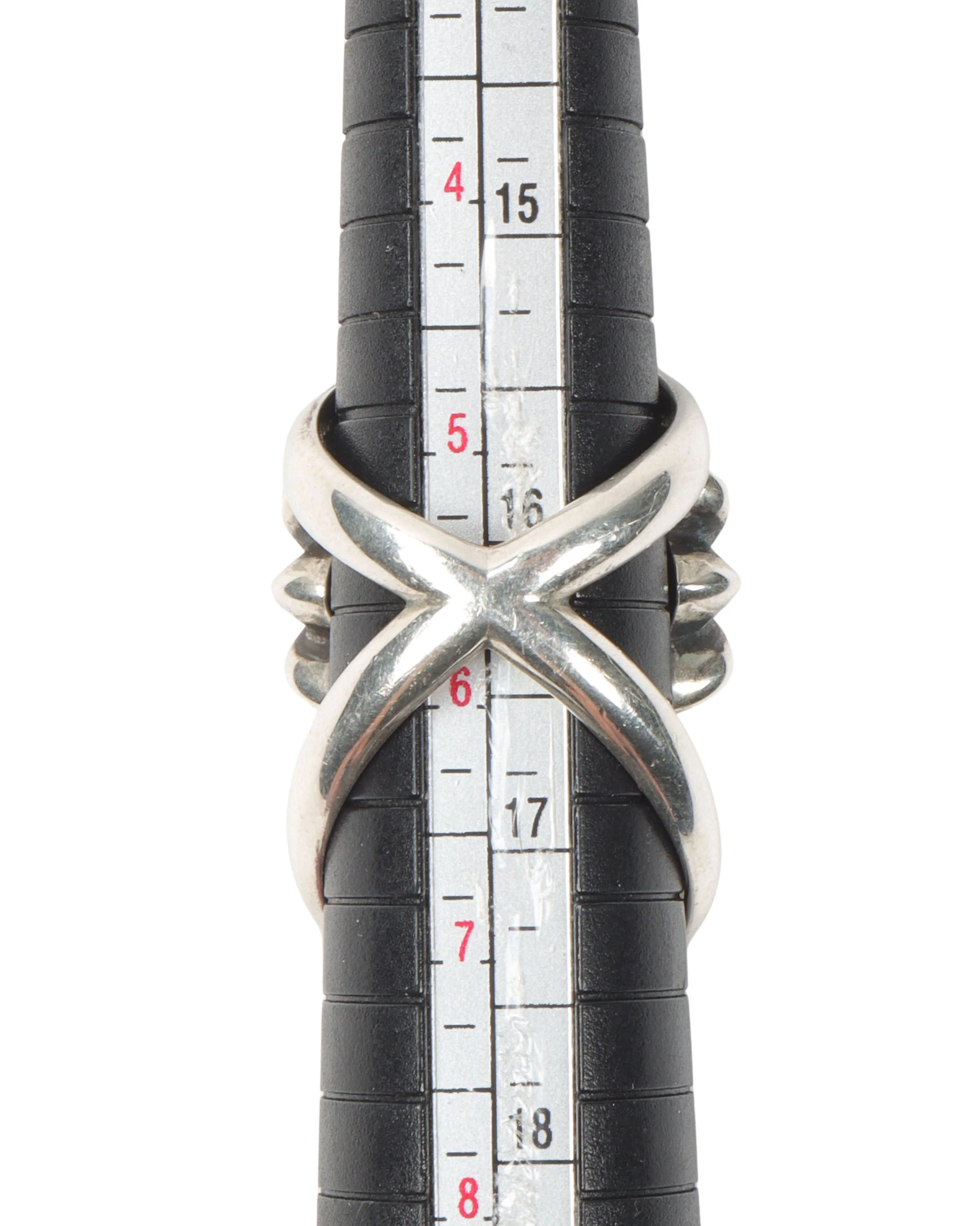 Emerald Infinity Cross Ring - Image 4