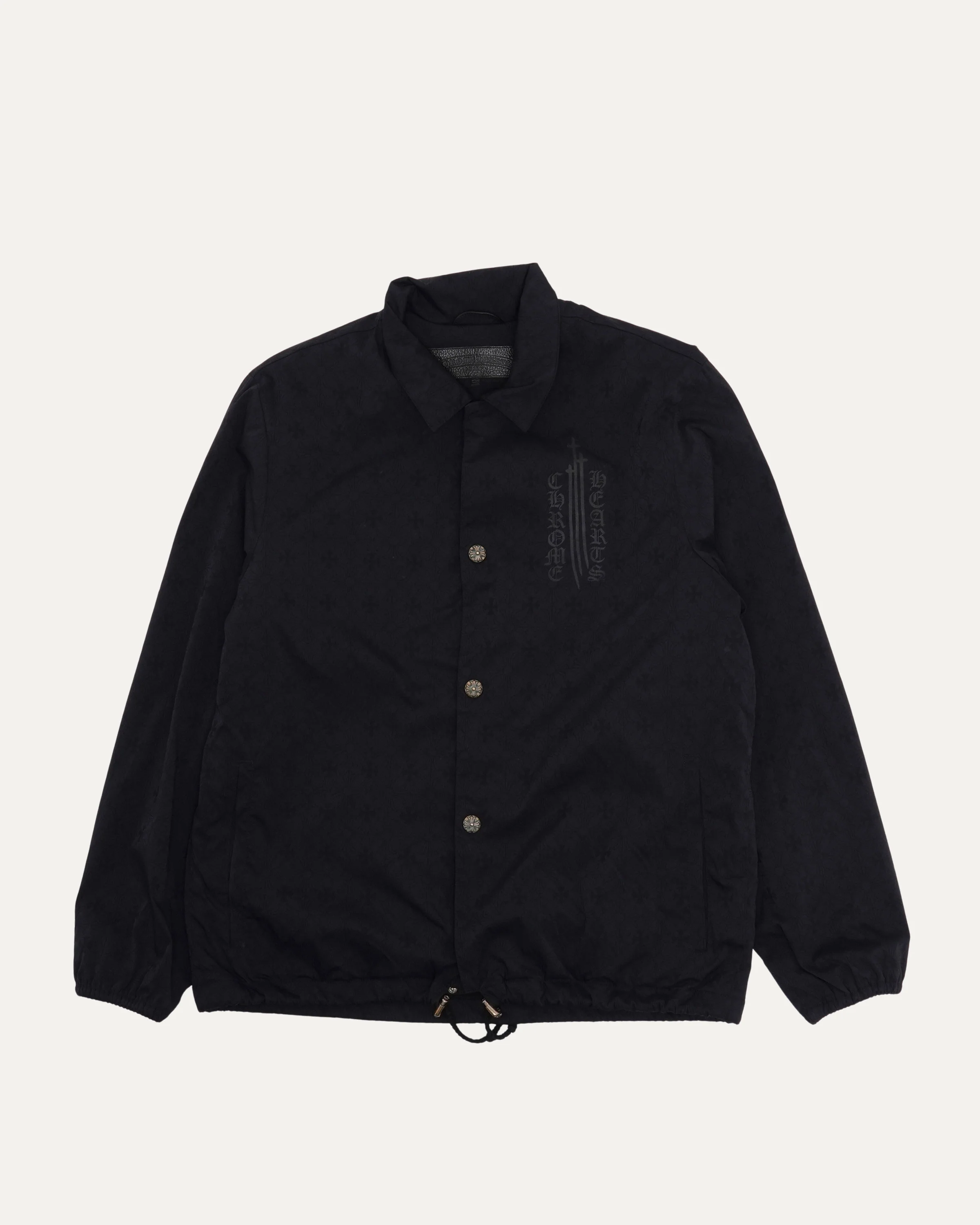 Eyechart Logo Monogram Coach Jacket