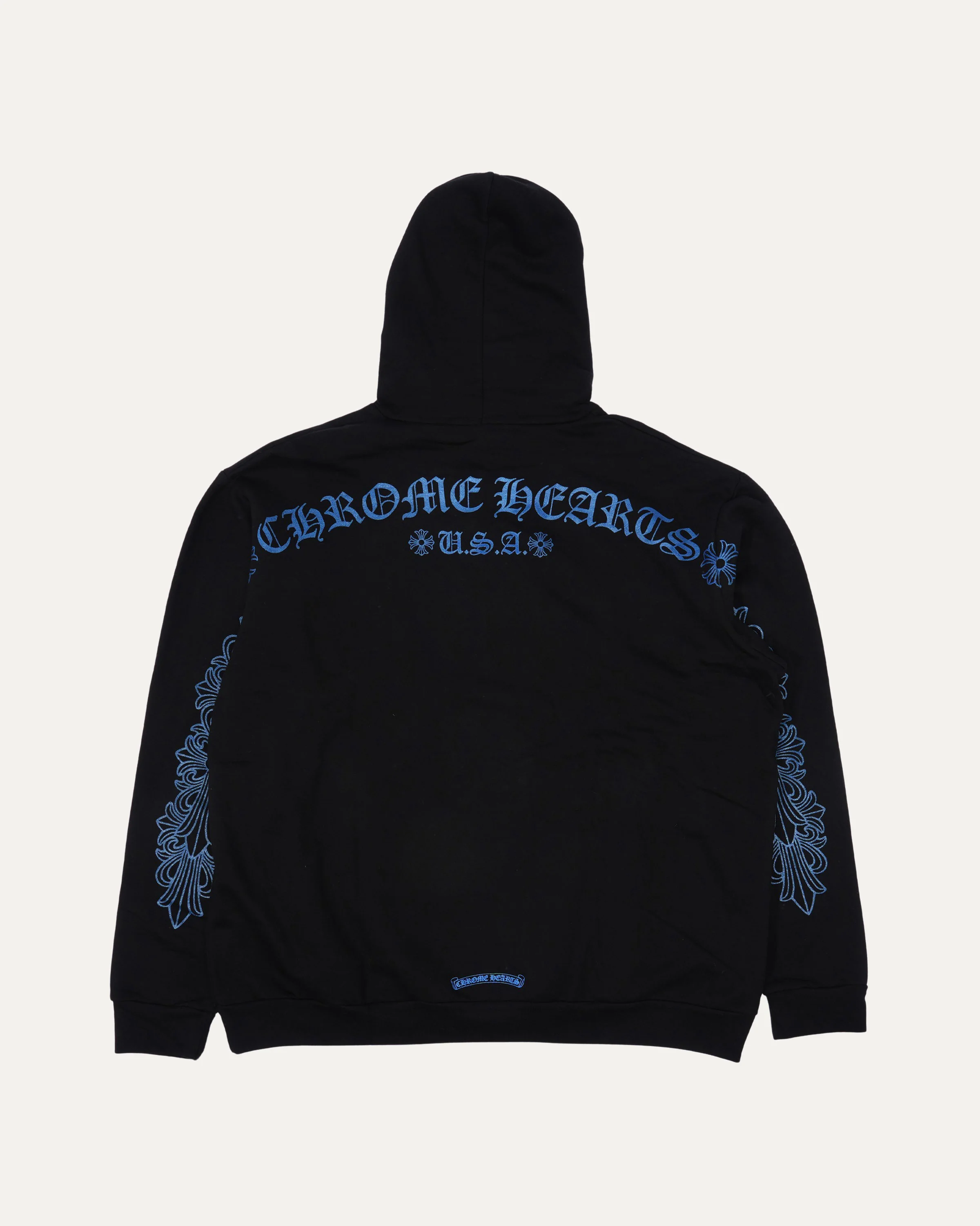 Friends and Family Glitter Print Horseshoe Logo Hoodie - Image 2