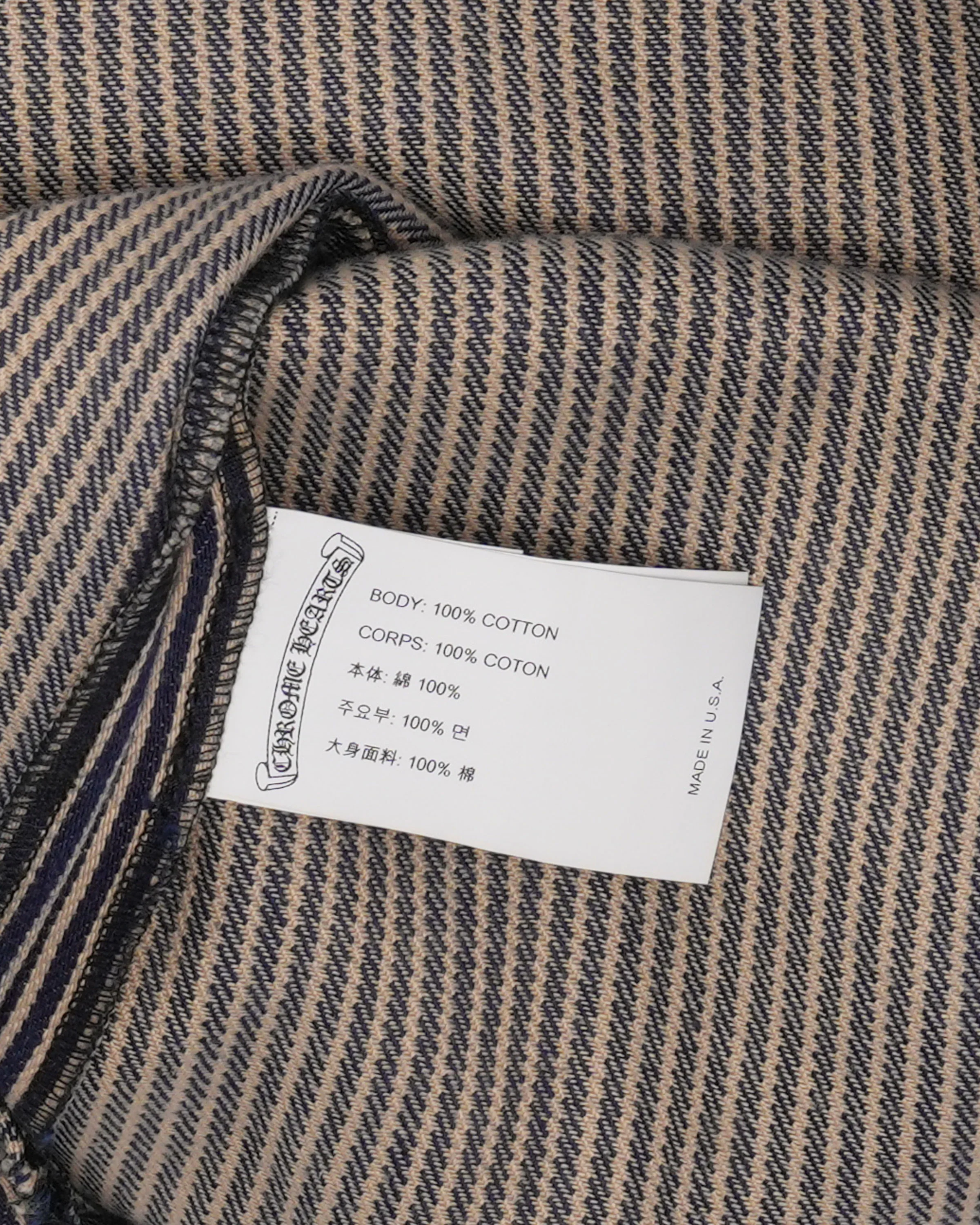 Hickory Stripe Cross Patch Chore Coat - Image 4