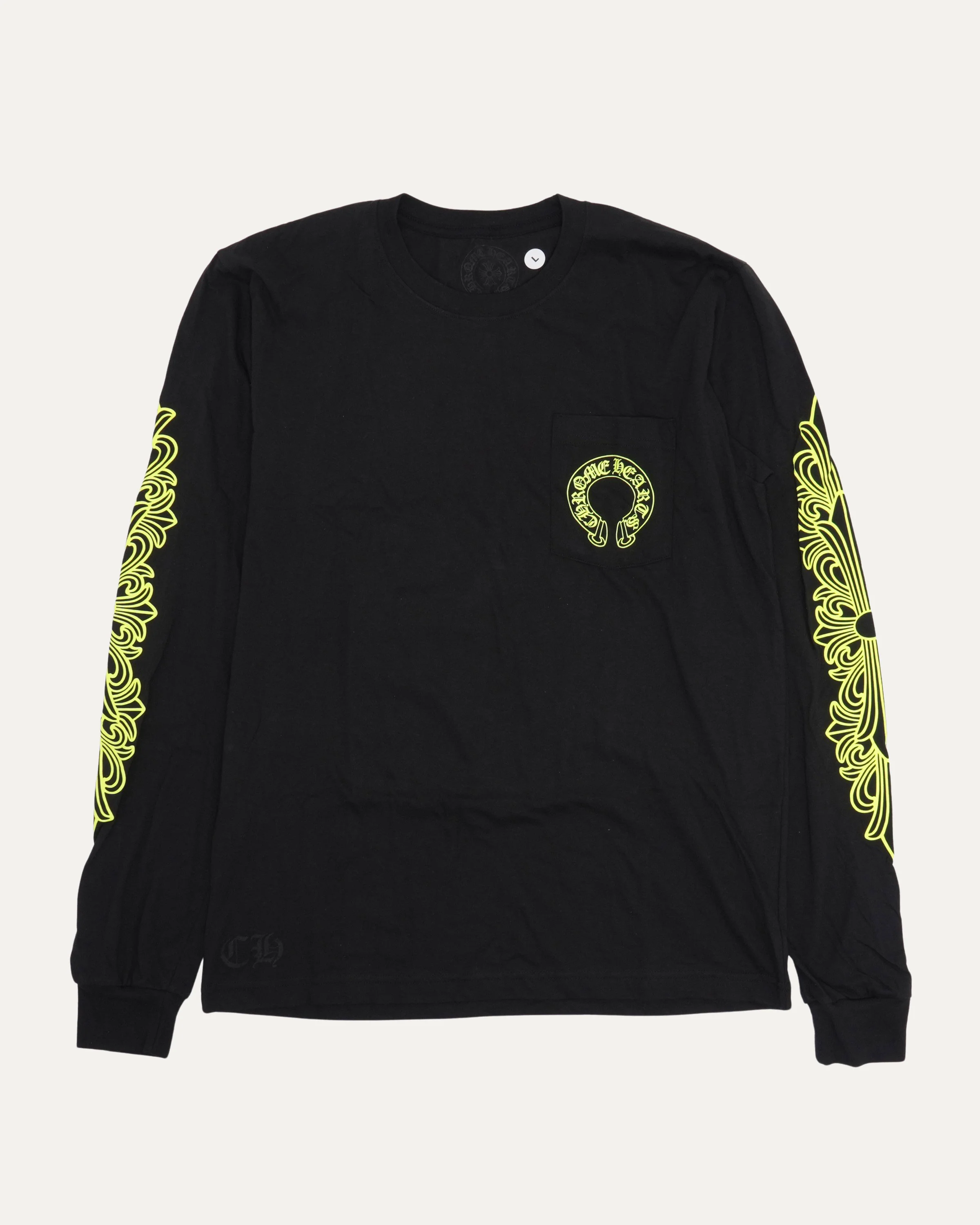 Horseshoe Logo Long Sleeve Pocket T-Shirt