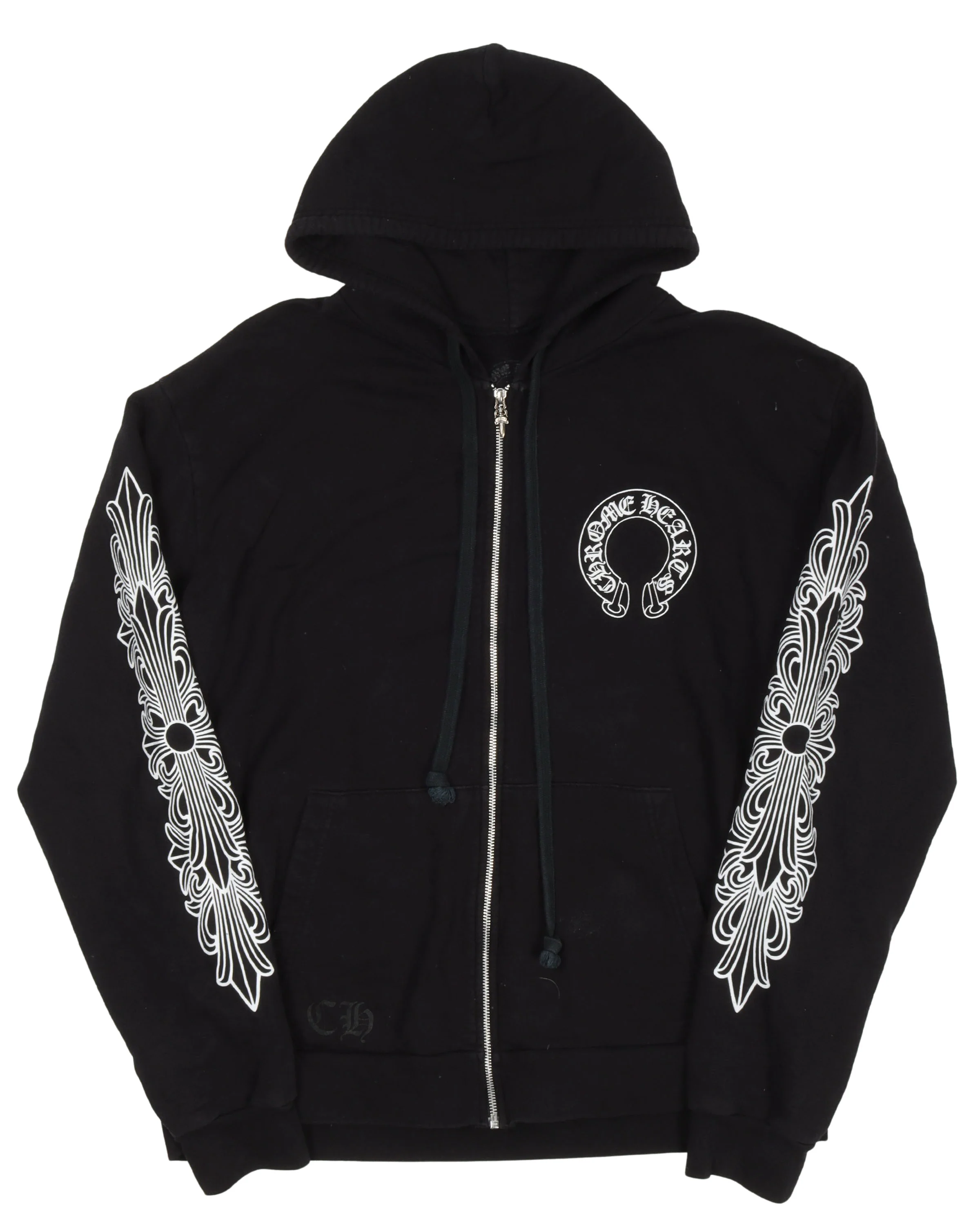 Horseshoe Logo Zip Up Hoodie