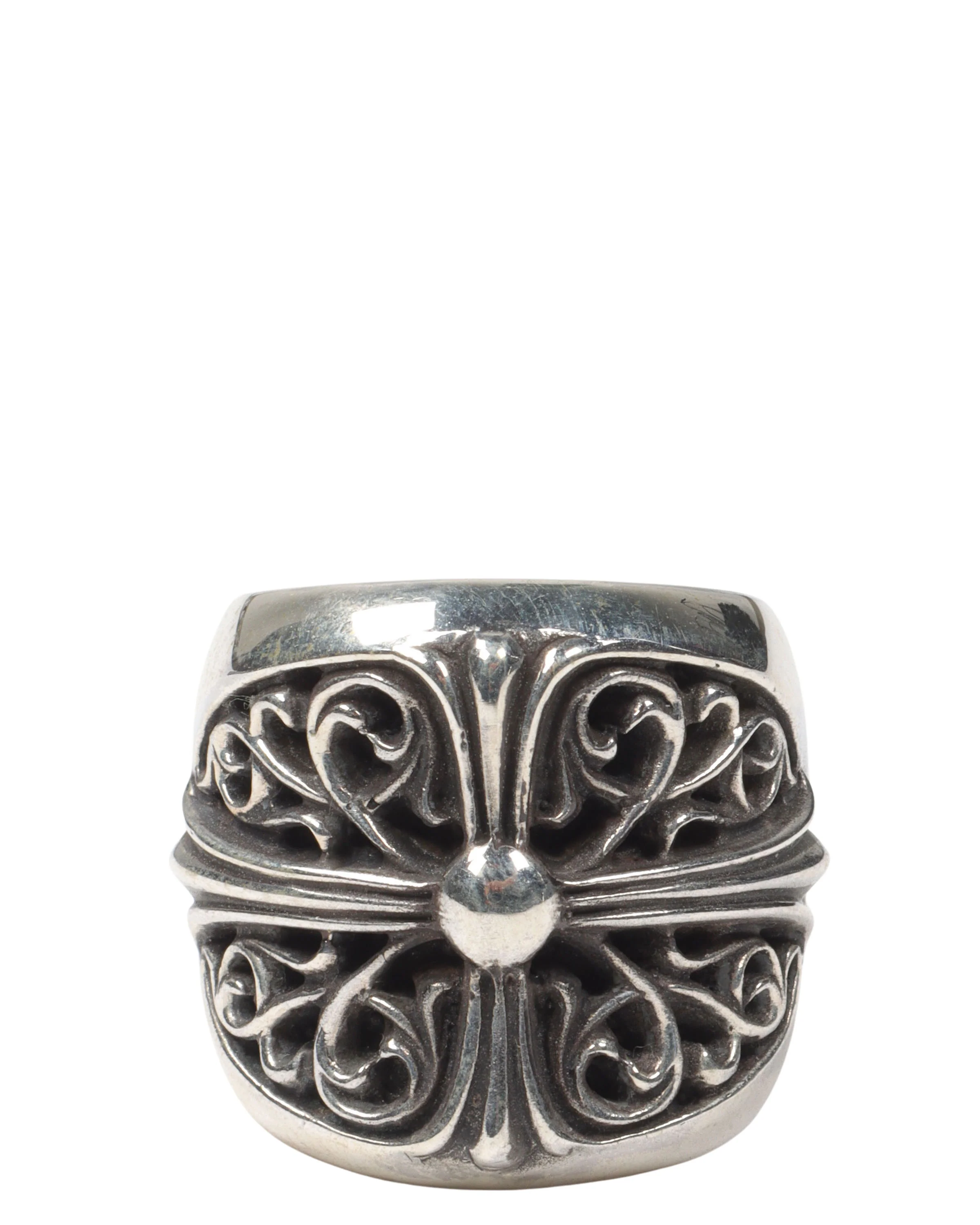 Oval Cross Ring