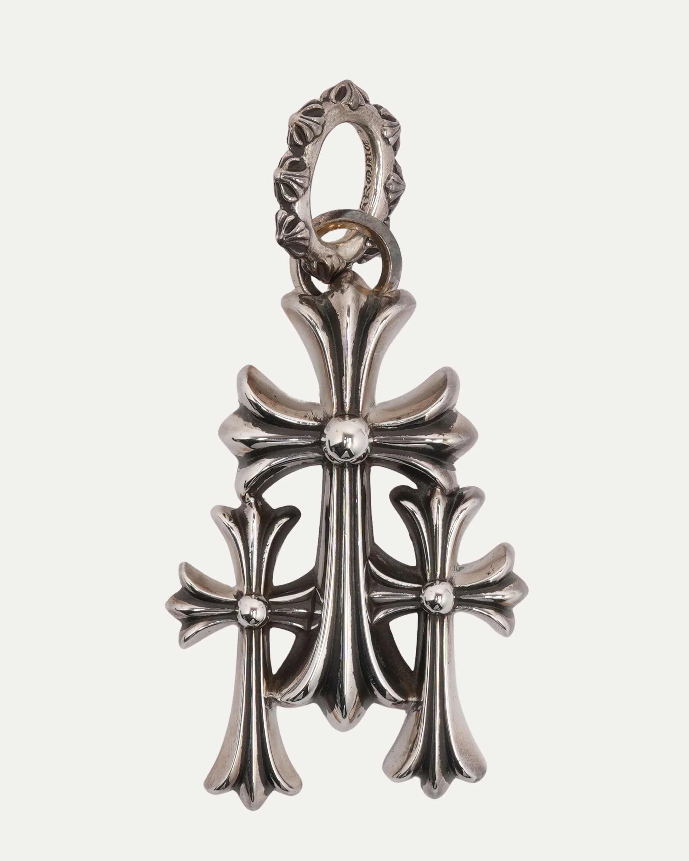 XL Cemetery Cross Pendant With Plus Cross Bake