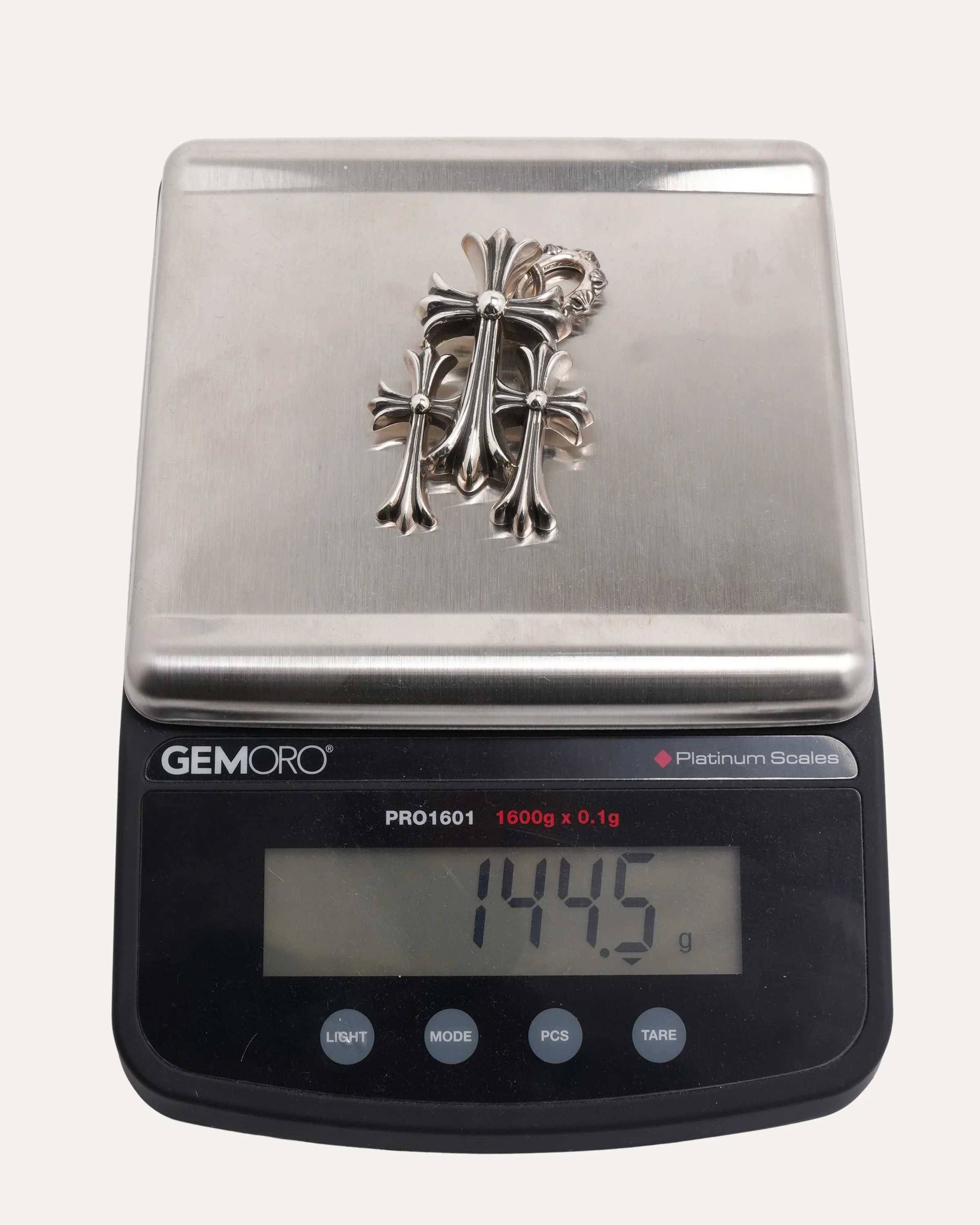 XL Cemetery Cross Pendant With Plus Cross Bake - Image 4