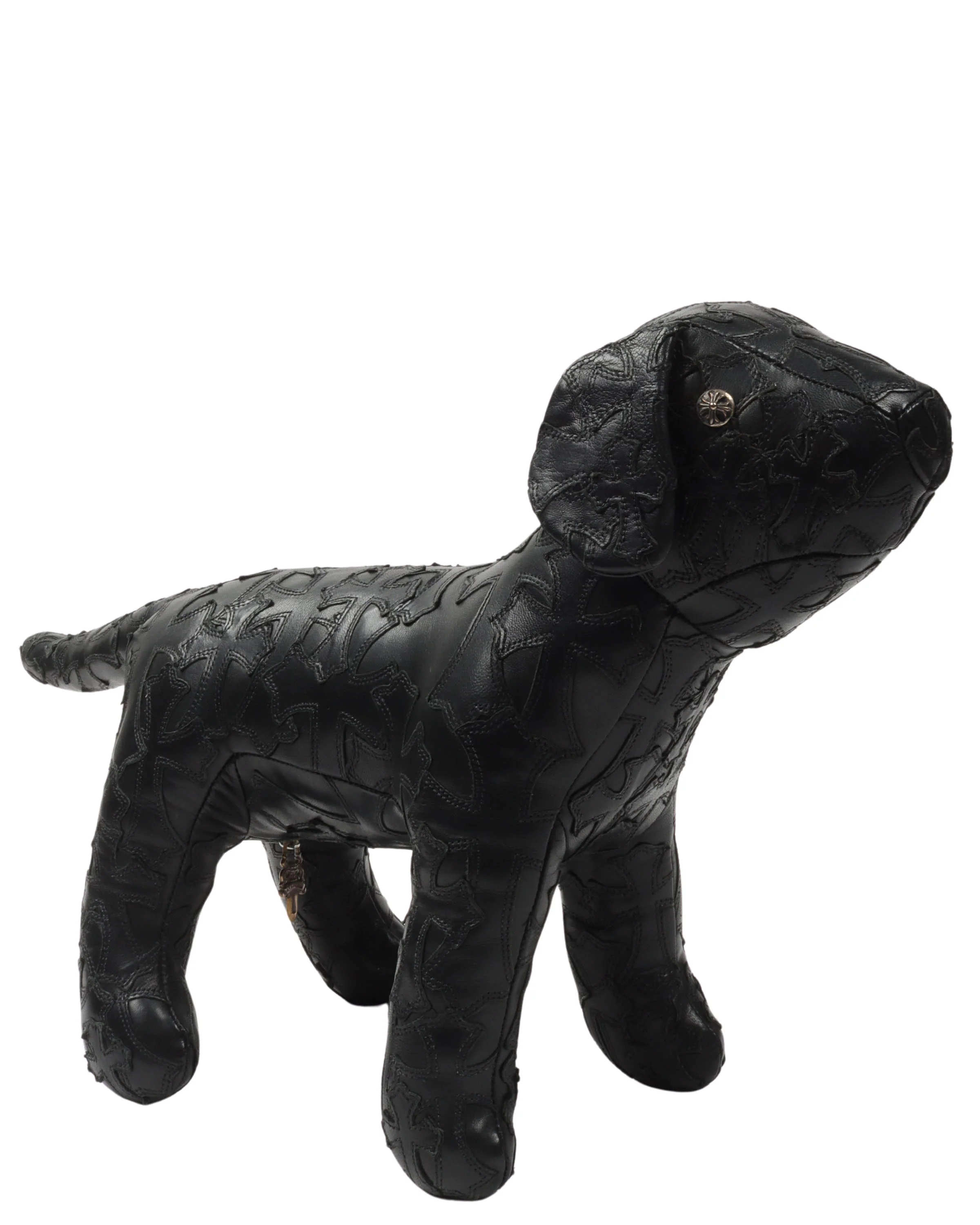 Leather Cross Patch Dog