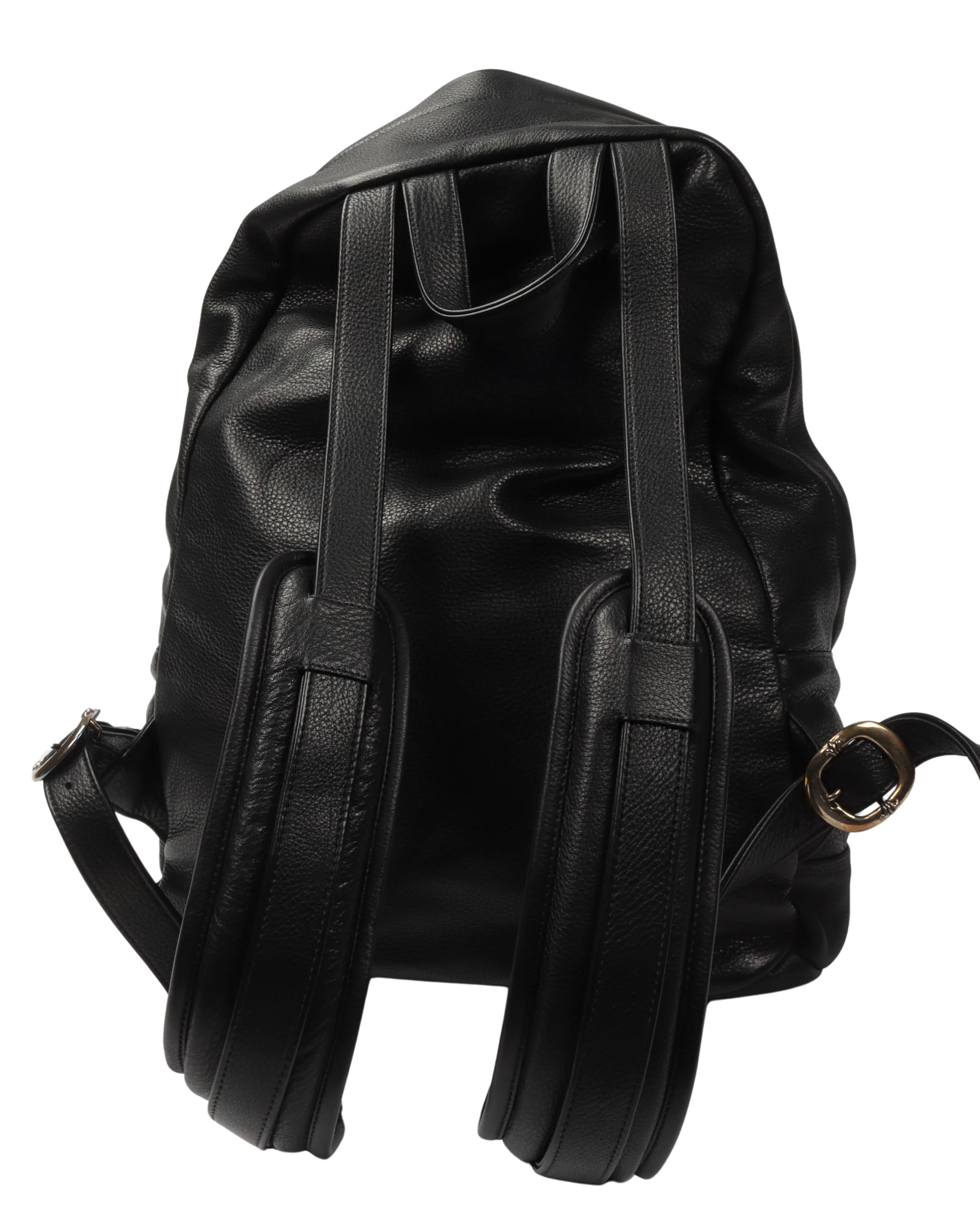 Leather Multicolor Cross Patch Backpack - Image 2