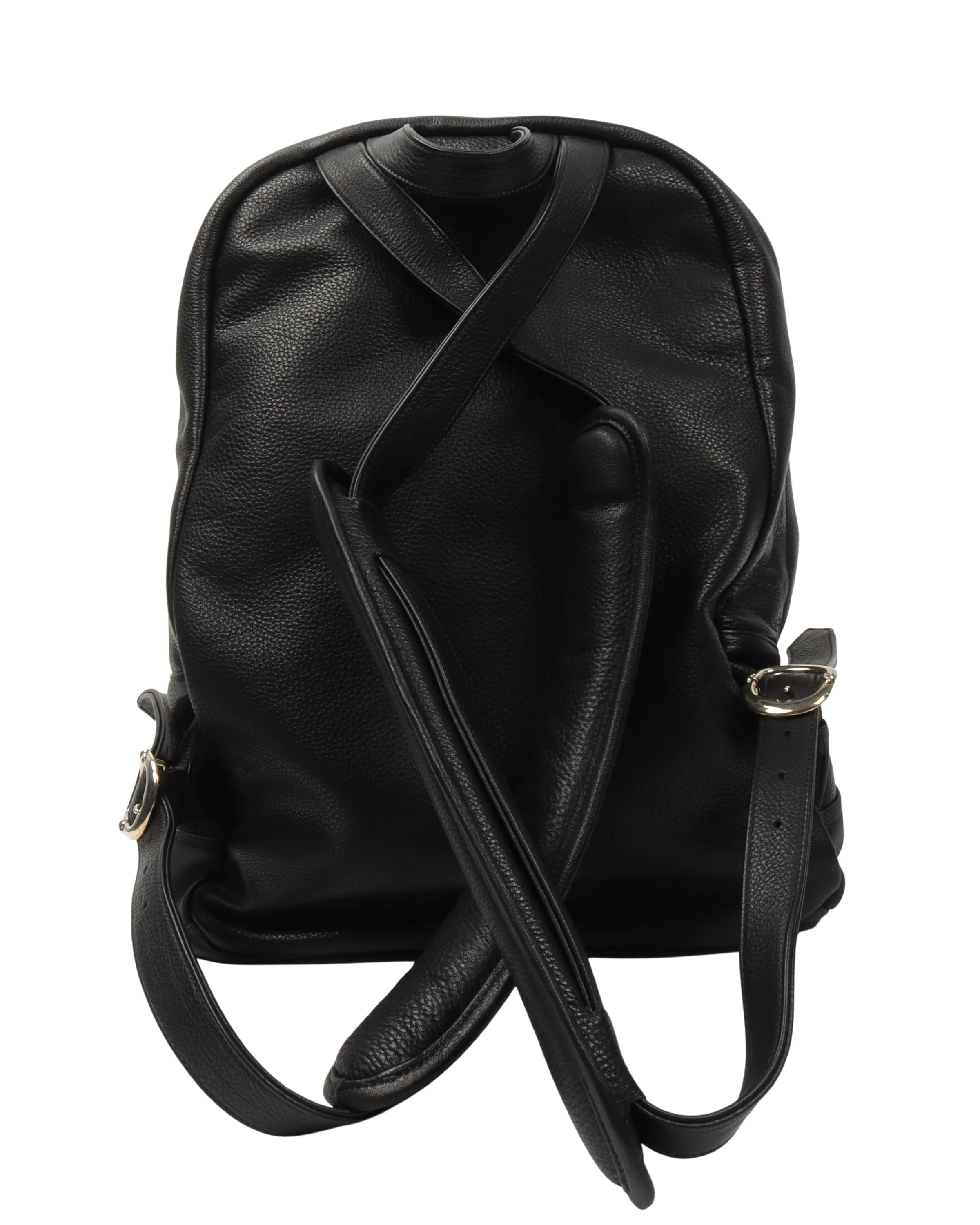 Leather Multicolor Cross Patch Backpack - Image 2