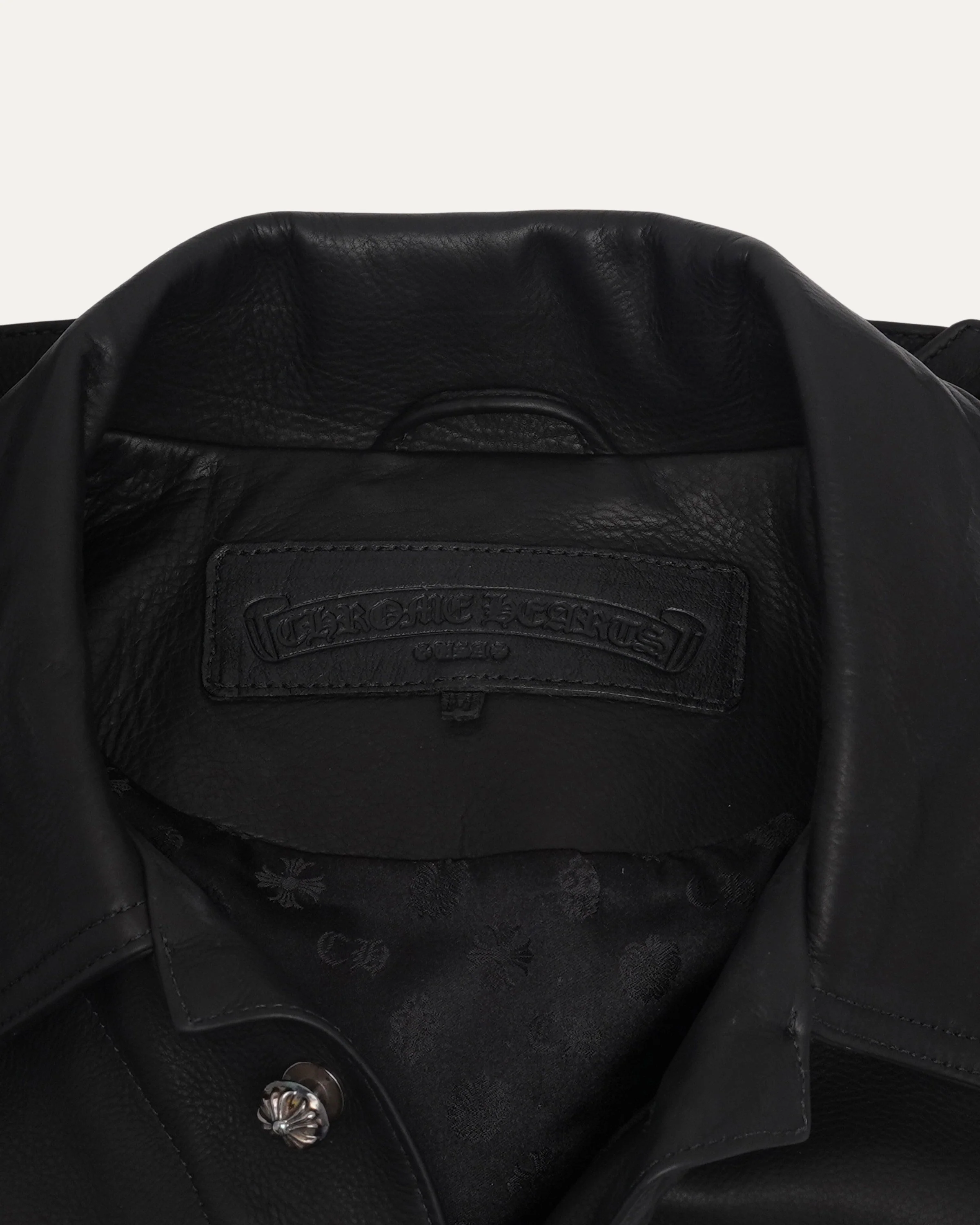 Leather Trucker Jacket - Image 3
