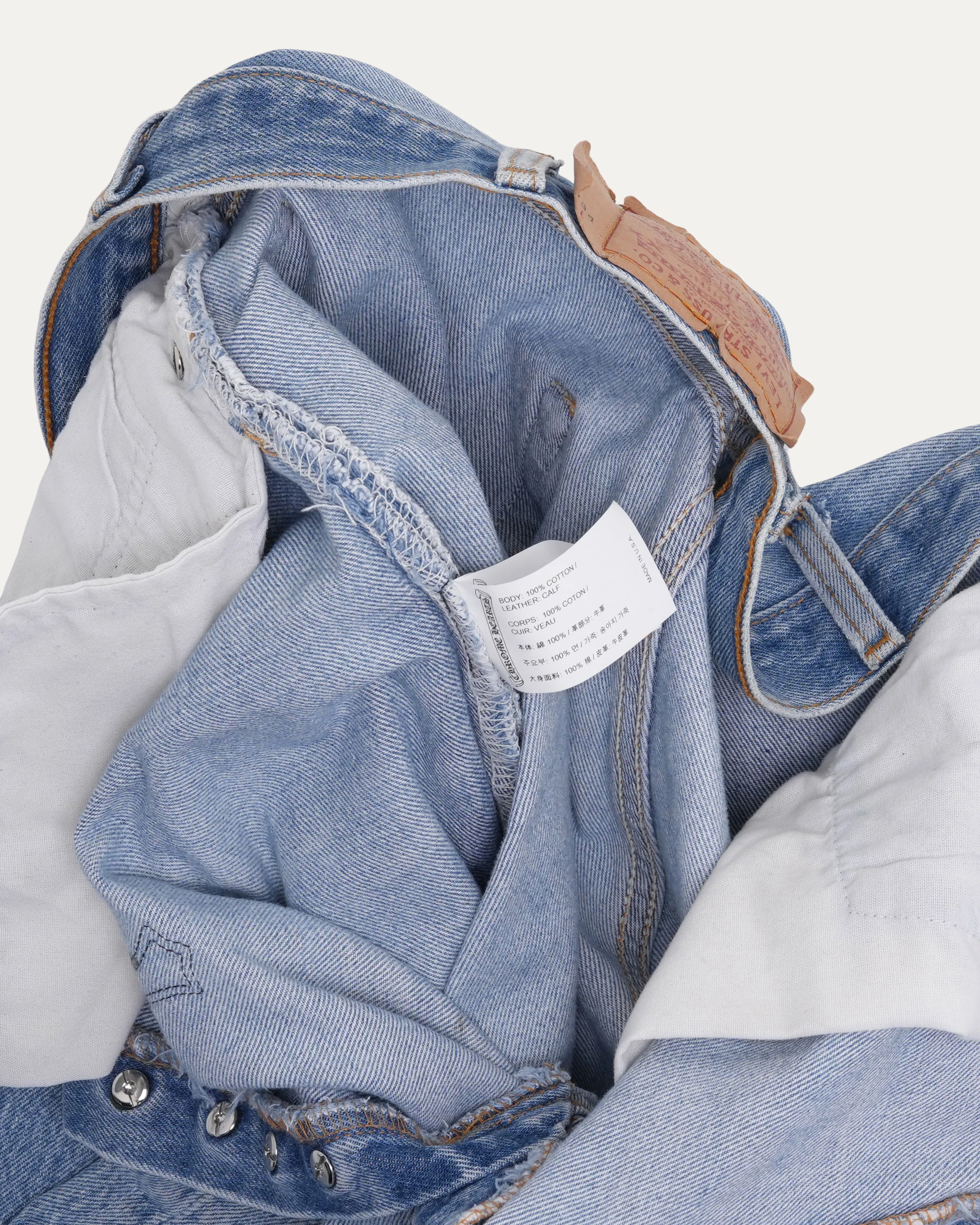 Levi's 501 Cross Patch Jeans - Image 4