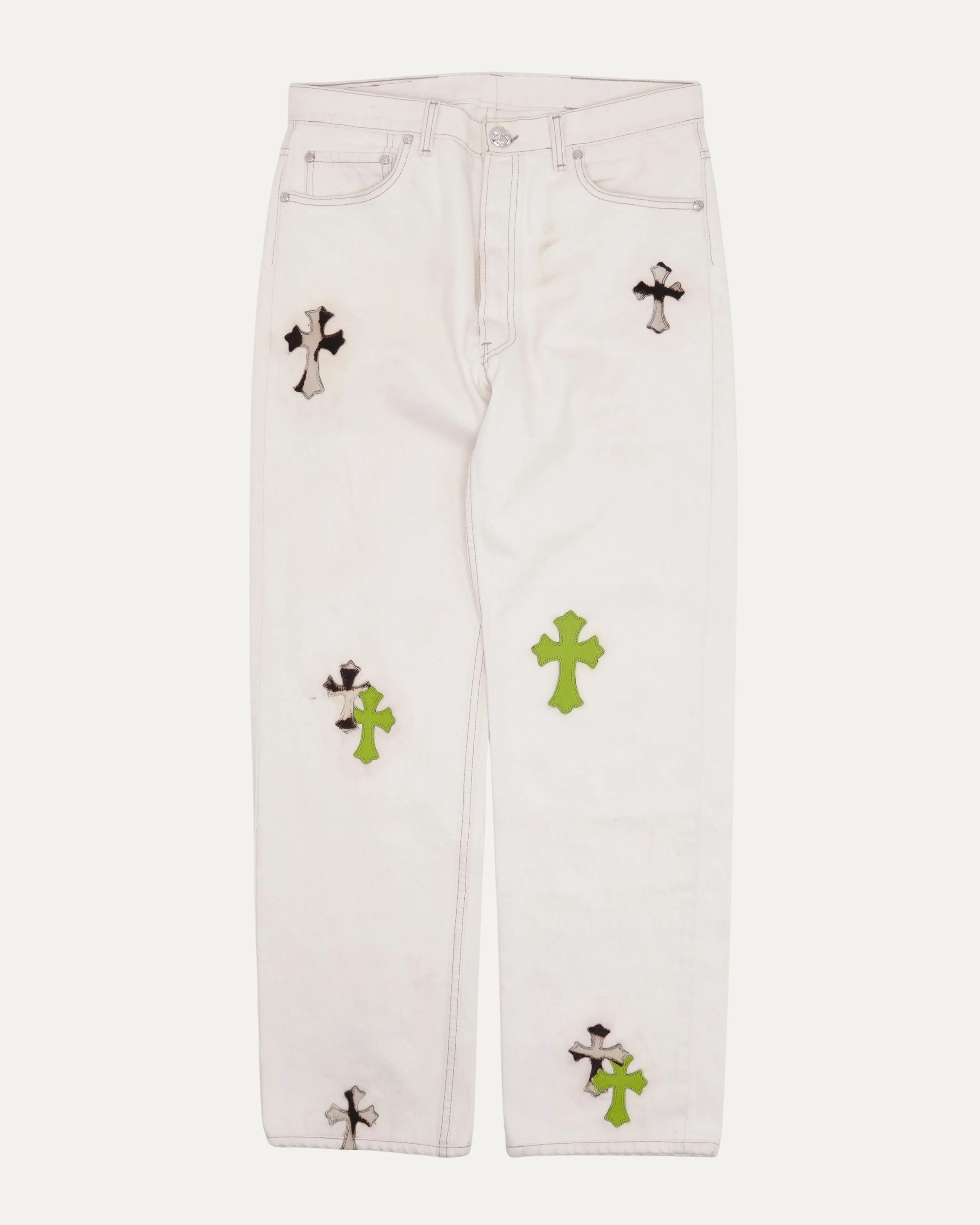 Levi's 501 Pony Hair Cross Patch Jean
