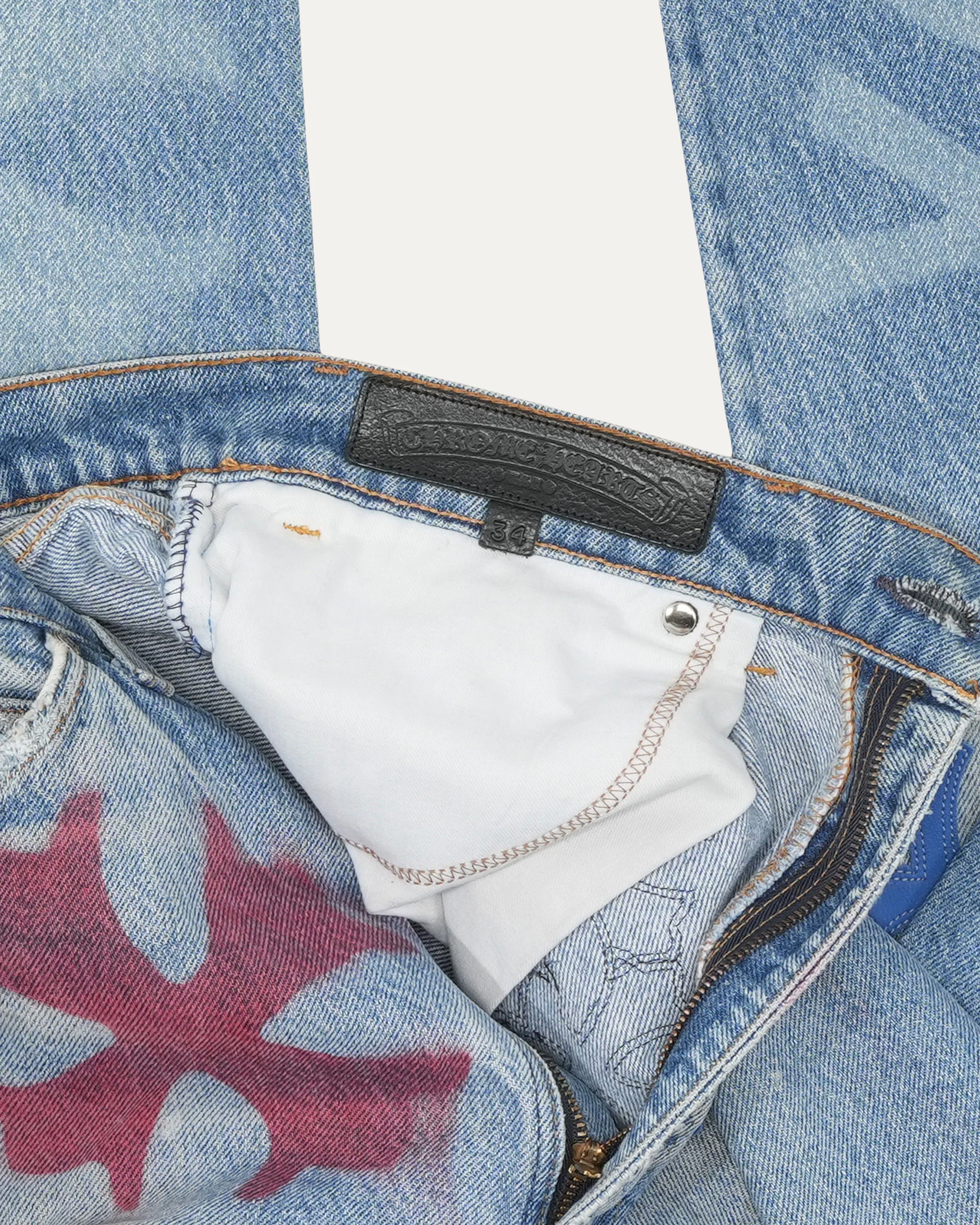 Levi's Cross Patch Stencil Jeans - Image 3