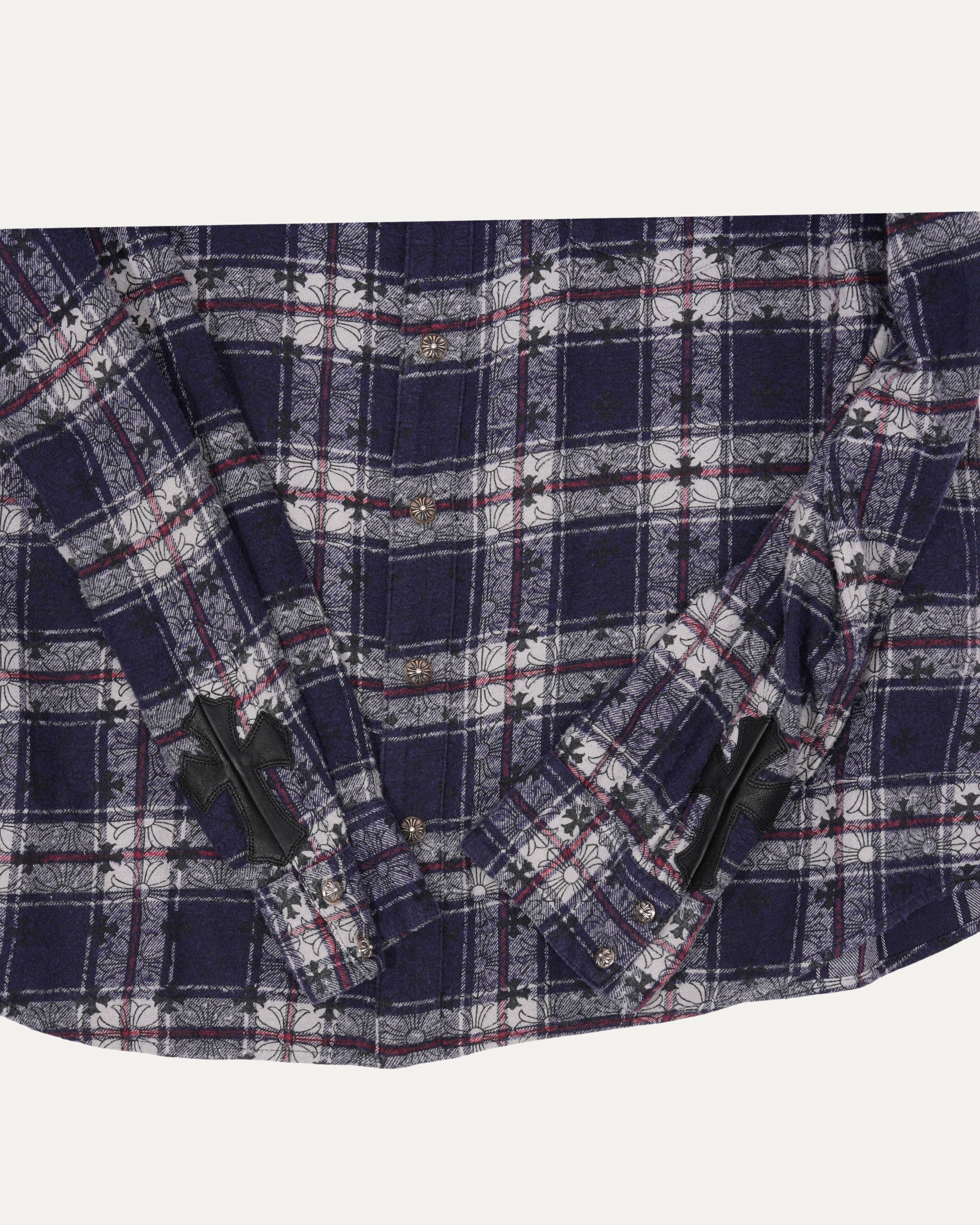 Loose Ends Cross Patch Flannel Shirt - Image 6