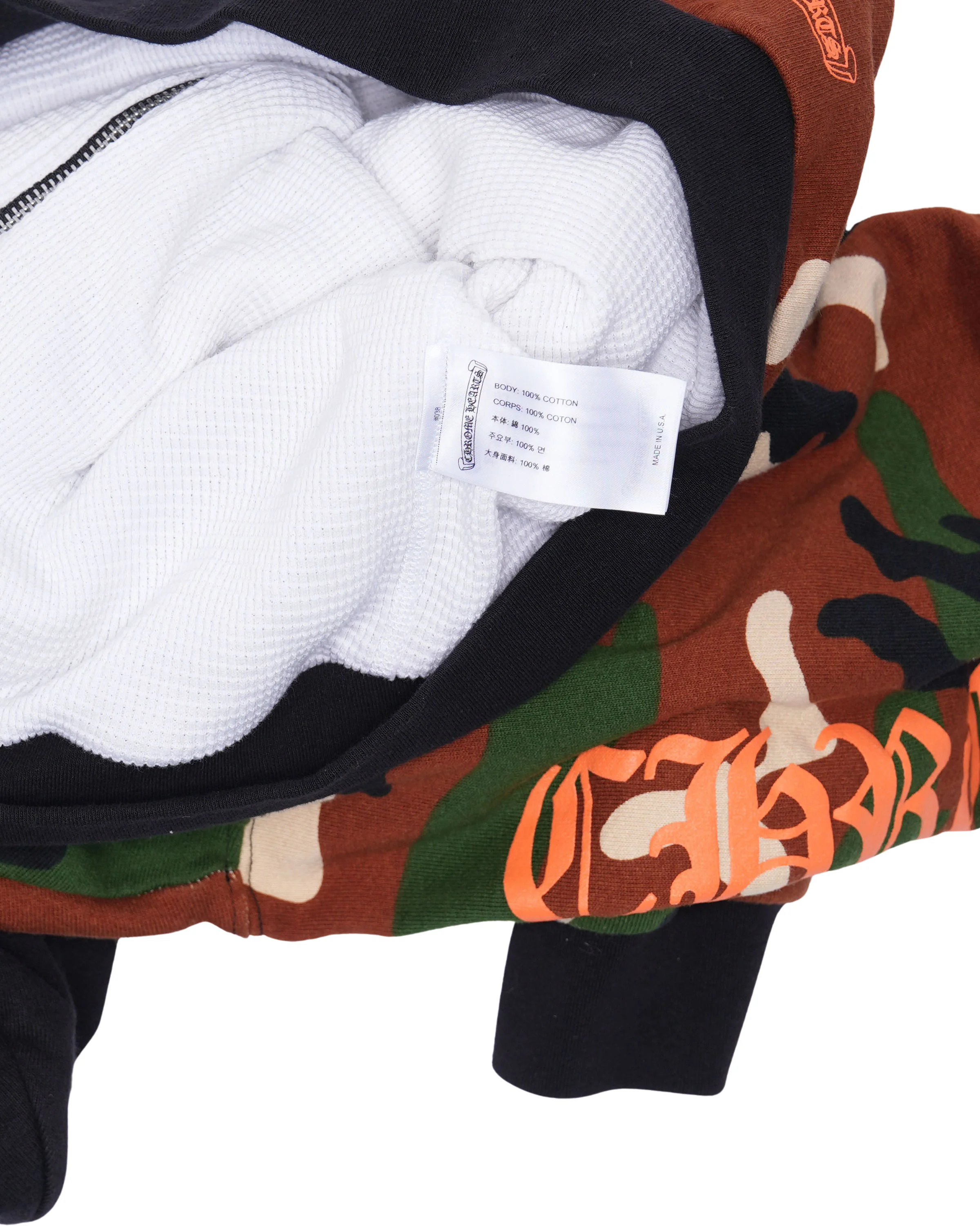Matty Boy Caution Thermal Hoodie - Image 3