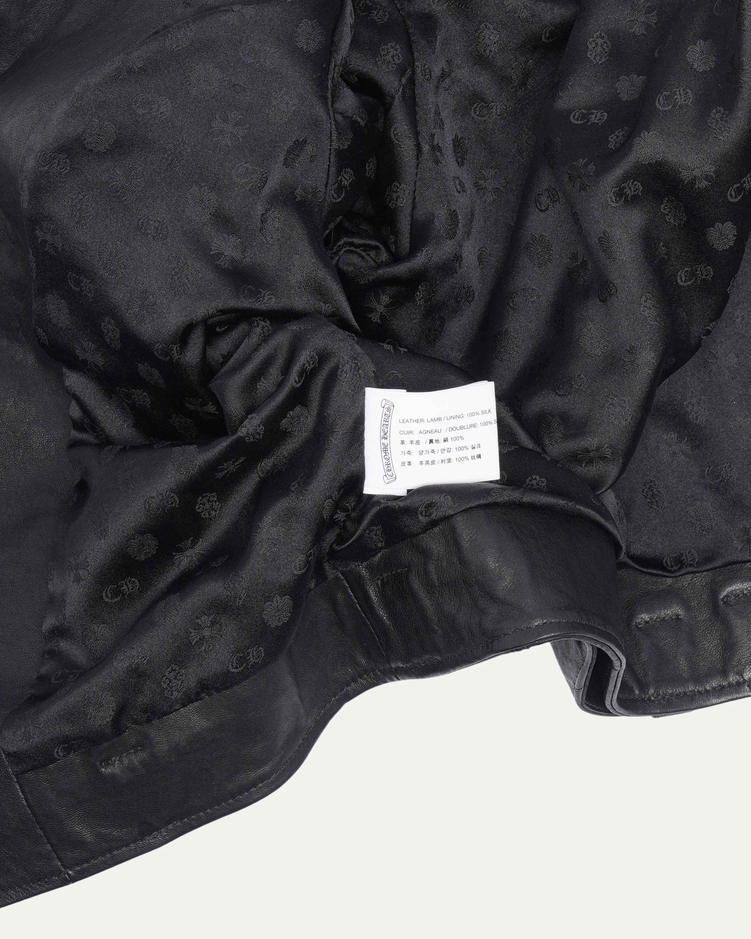 Matty Boy Patch Leather Jacket - Image 5