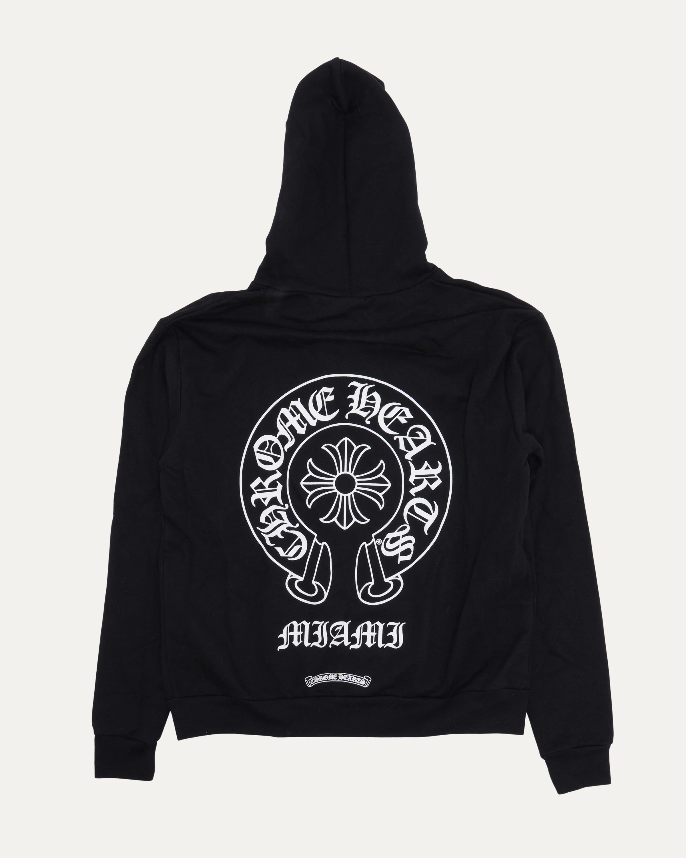 Miami Horseshoe Logo Zip Up Hoodie - Image 2