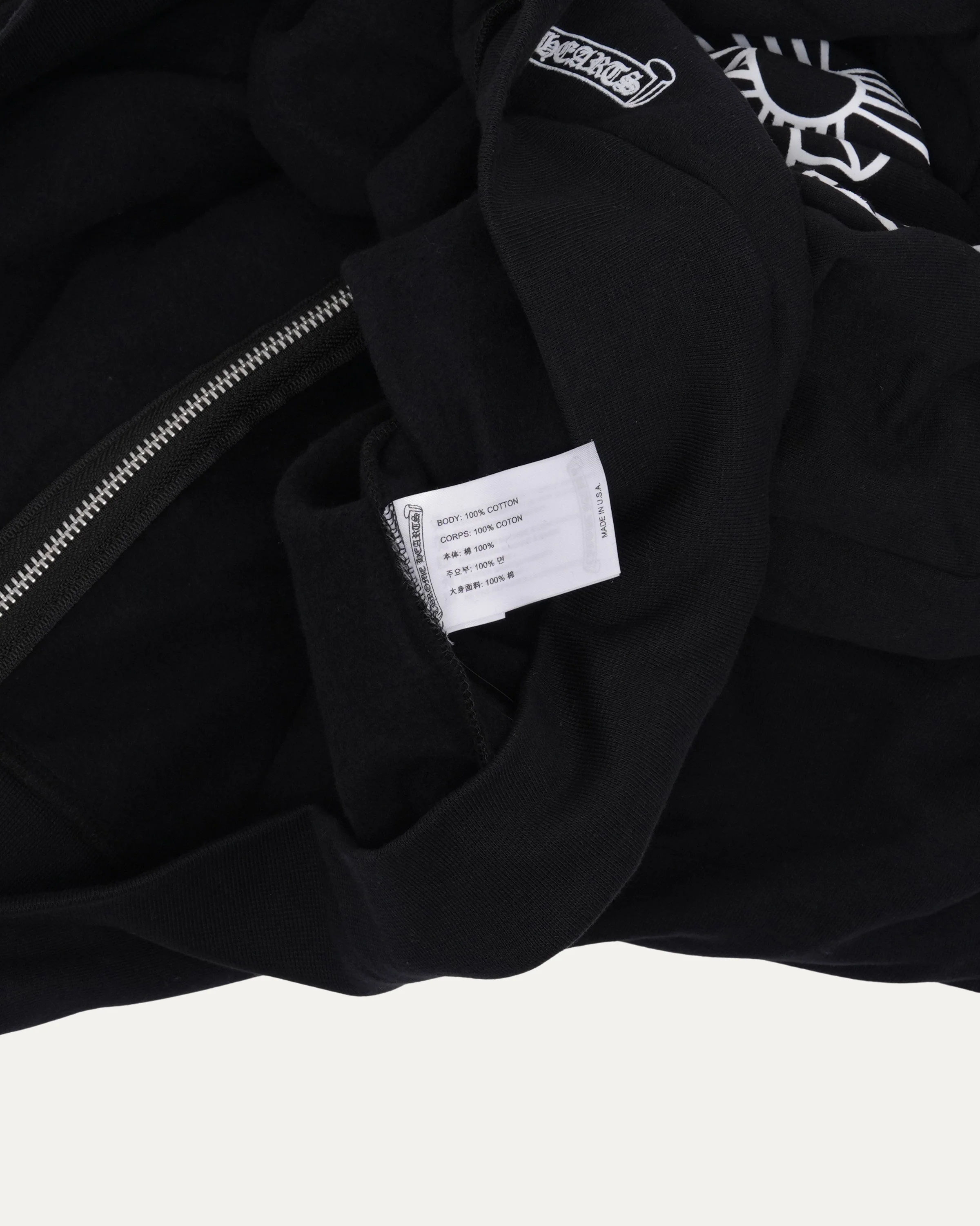 Miami Horseshoe Logo Zip Up Hoodie - Image 3