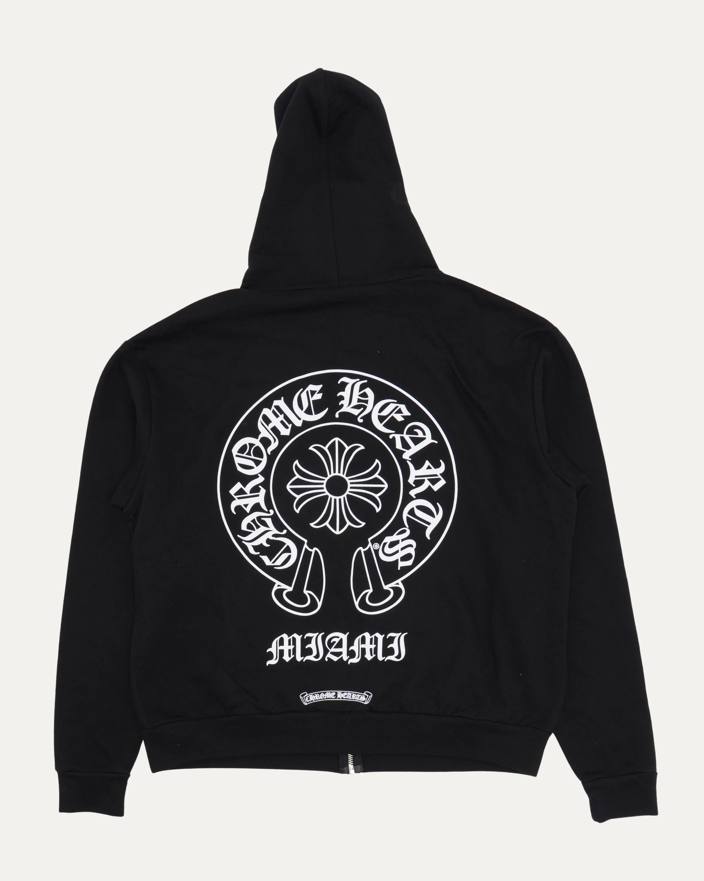 Miami Plus Cross Zip Up Hoodie - Image 2