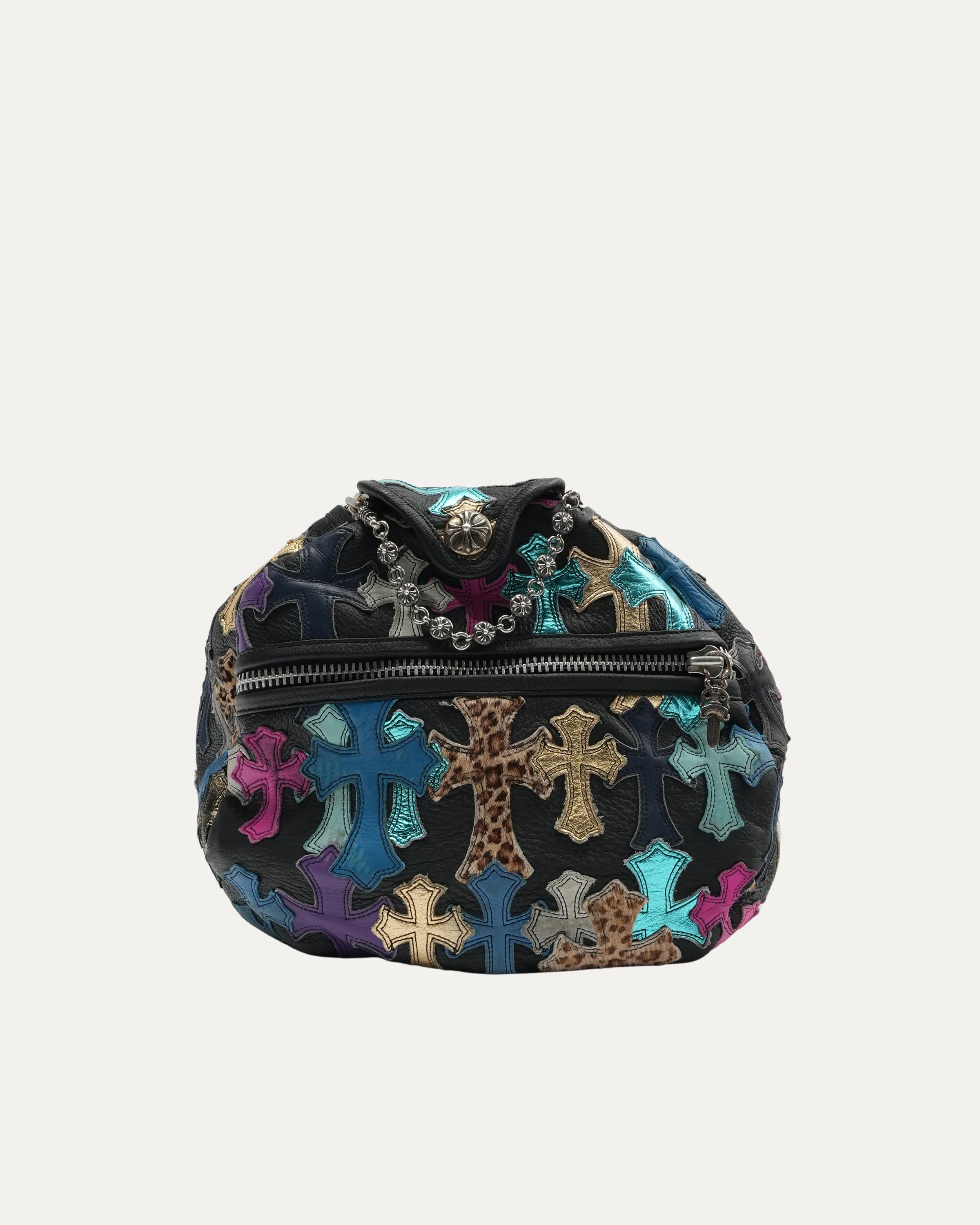 XXL Multicolor Cross Patch Duffel Bag - Image 4