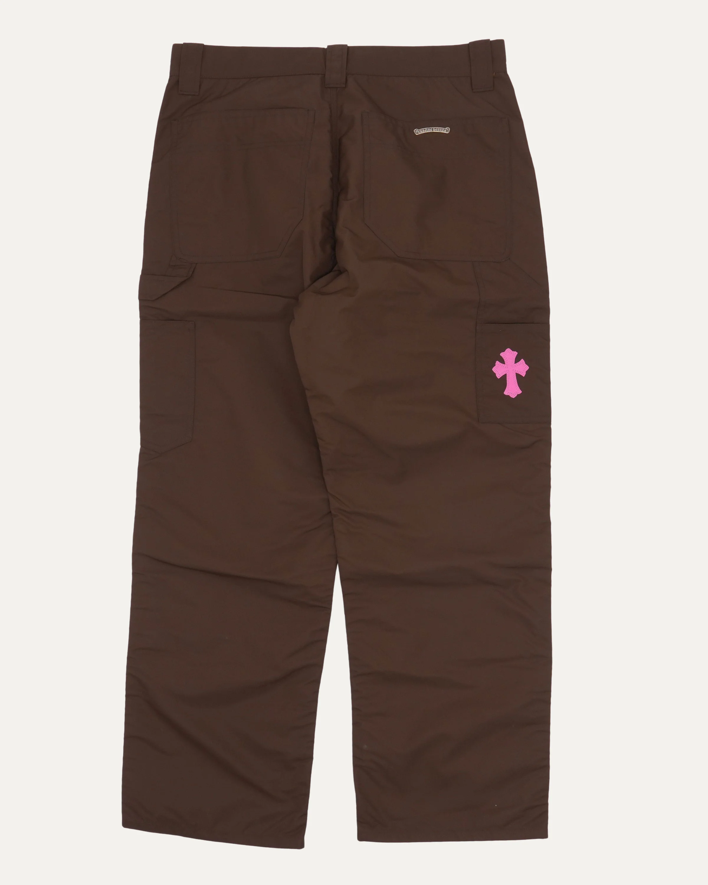 Nylon and Leather Double Knee Carpenter Pants - Image 2