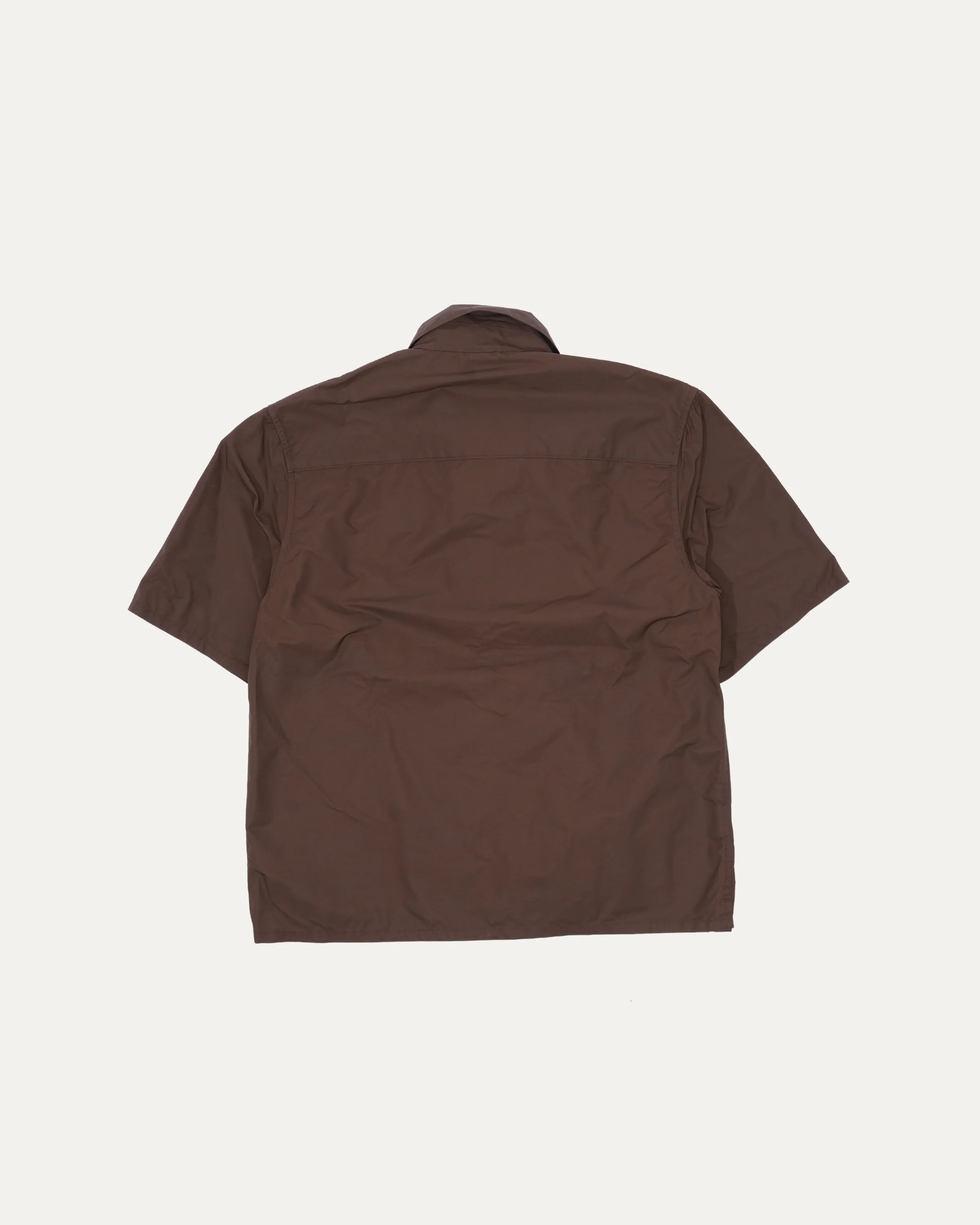 Nylon and Leather Sedated Zipper Shirt - Image 2