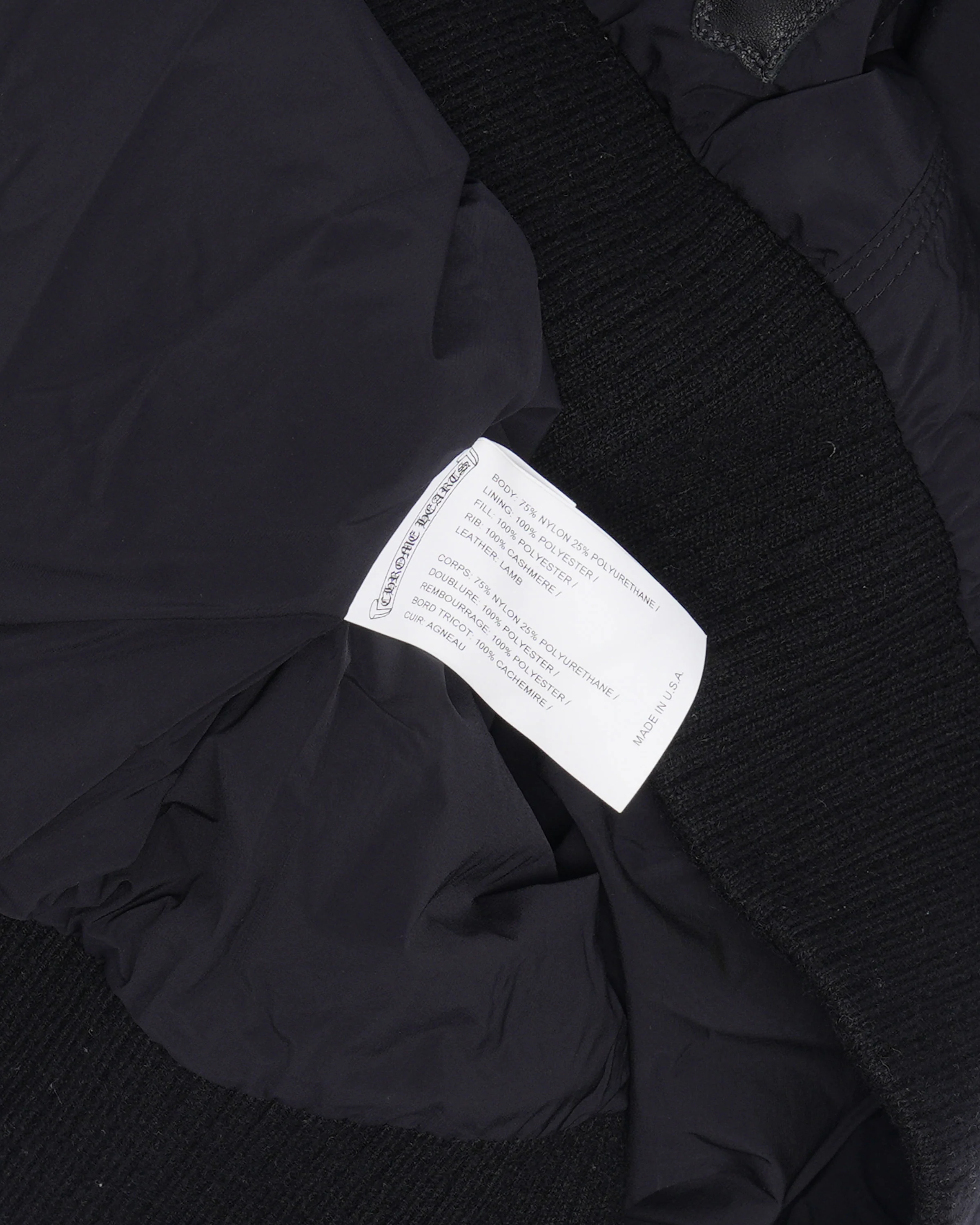 Nylon Cross Patch Zip-Up Jacket - Image 4