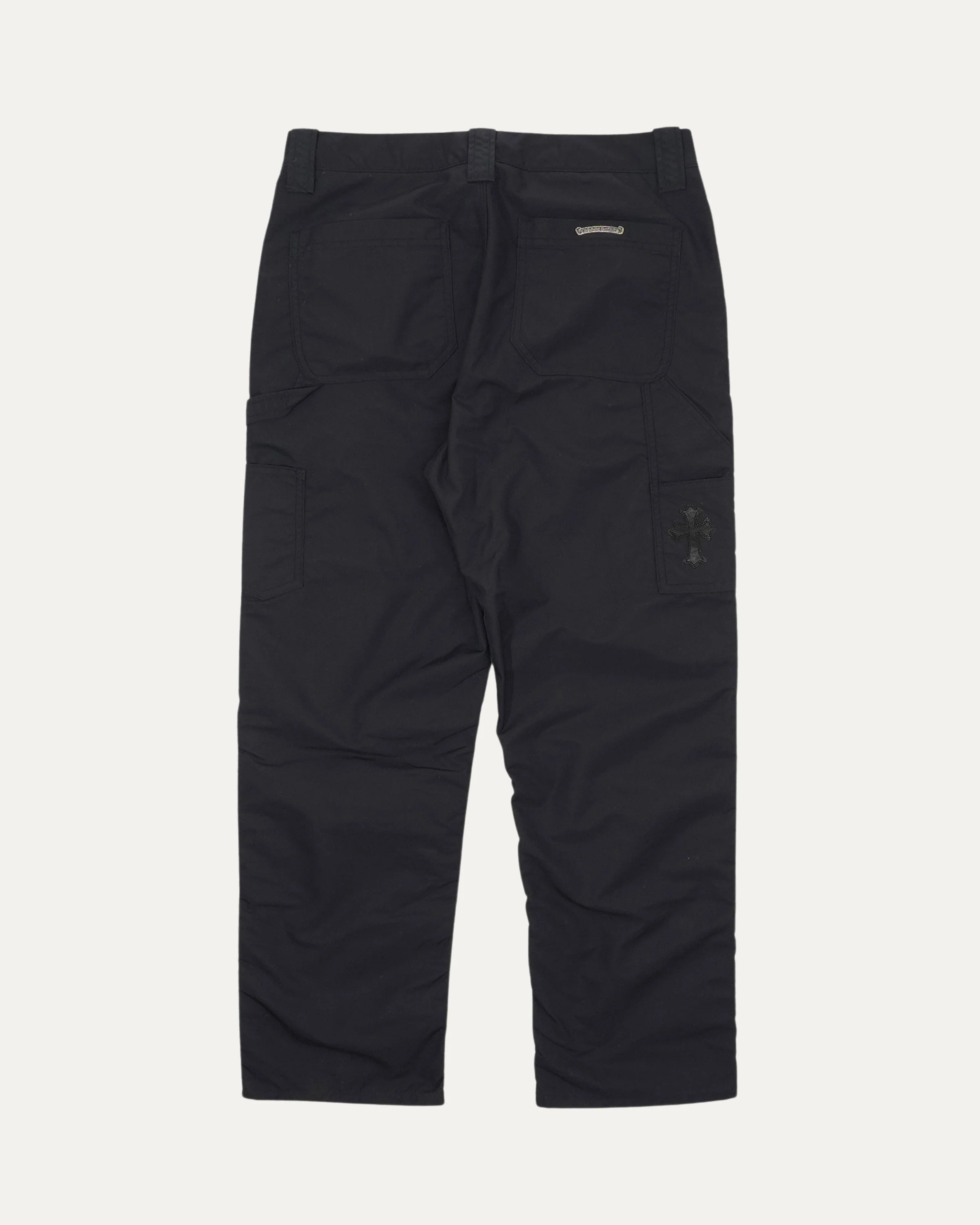 Nylon Leather Double Knee Pants - Image 3