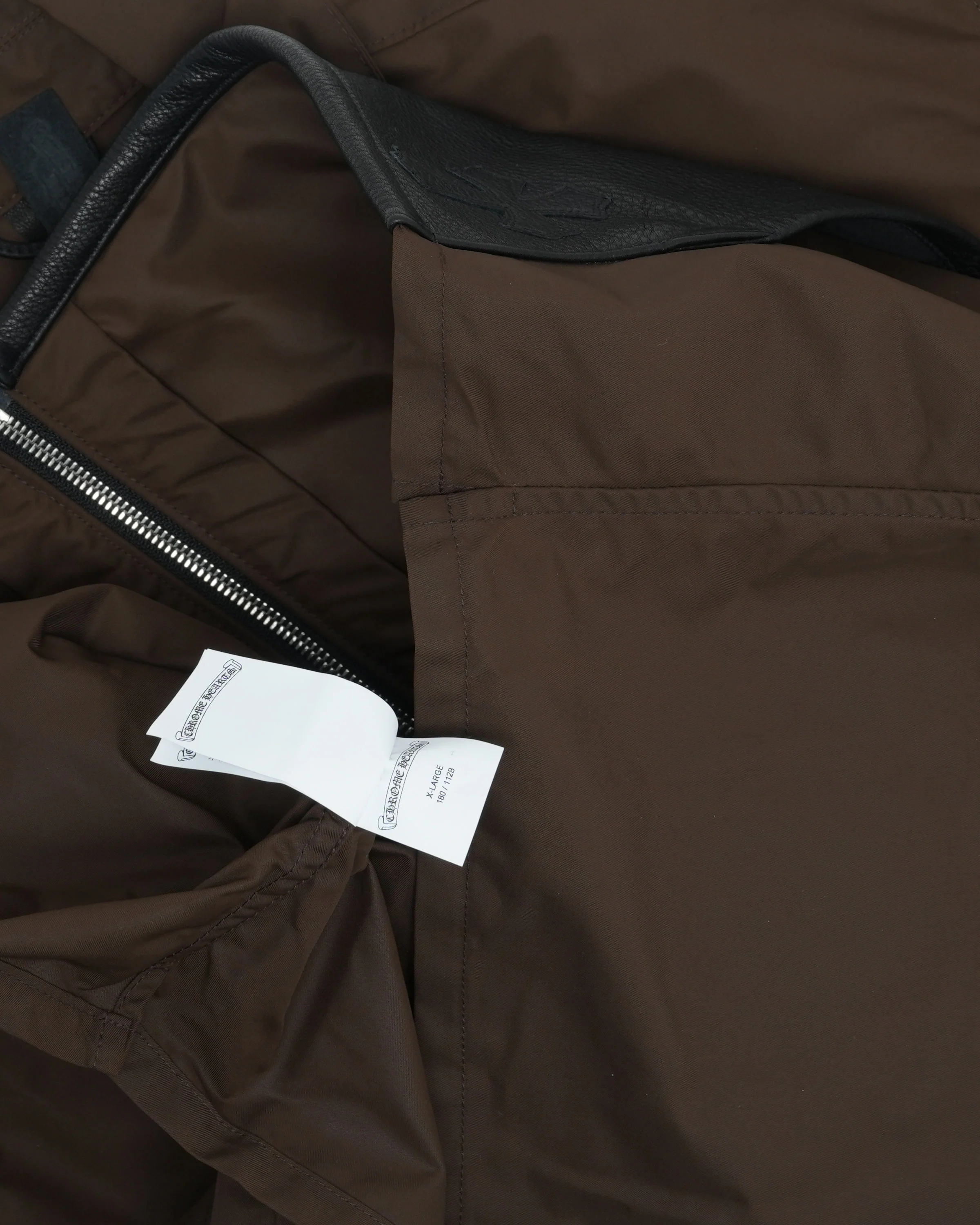 Nylon Leather Zip Up Shirt - Image 5