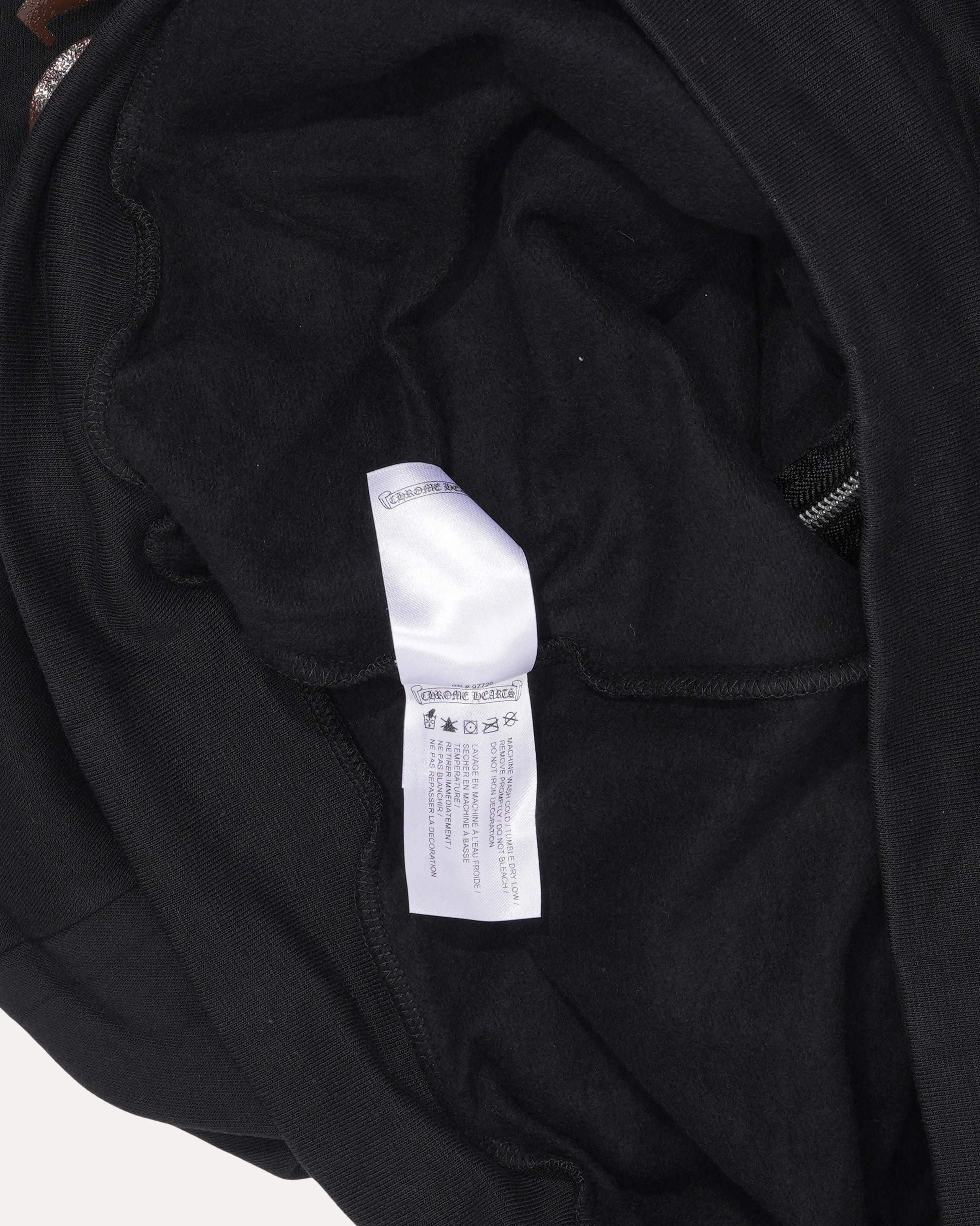 Online Exclusive Glitter Print Horseshoe Logo Hoodie - Image 5