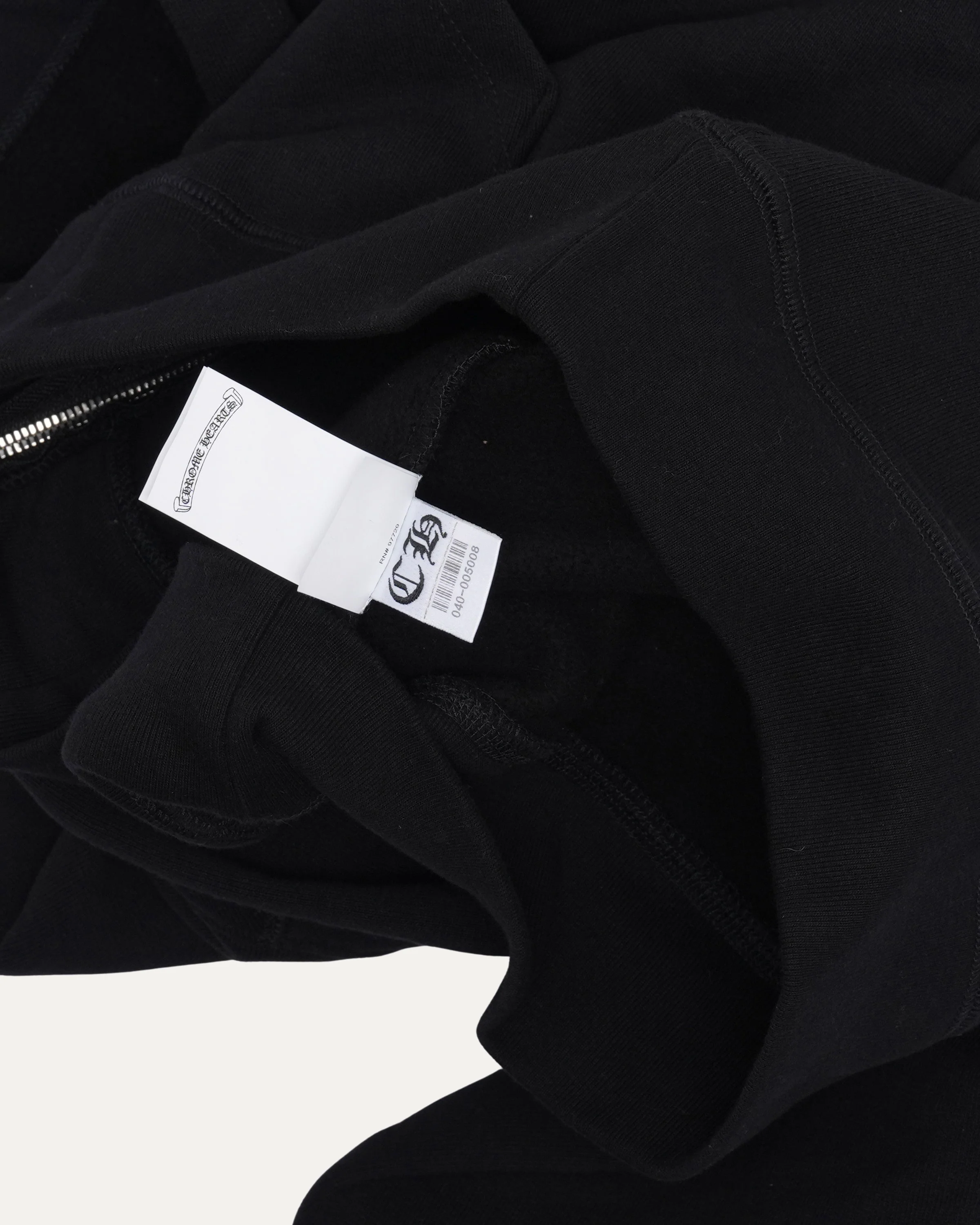 Paper Jam Cemetery Cross Patch Zip Up Hoodie - Image 6