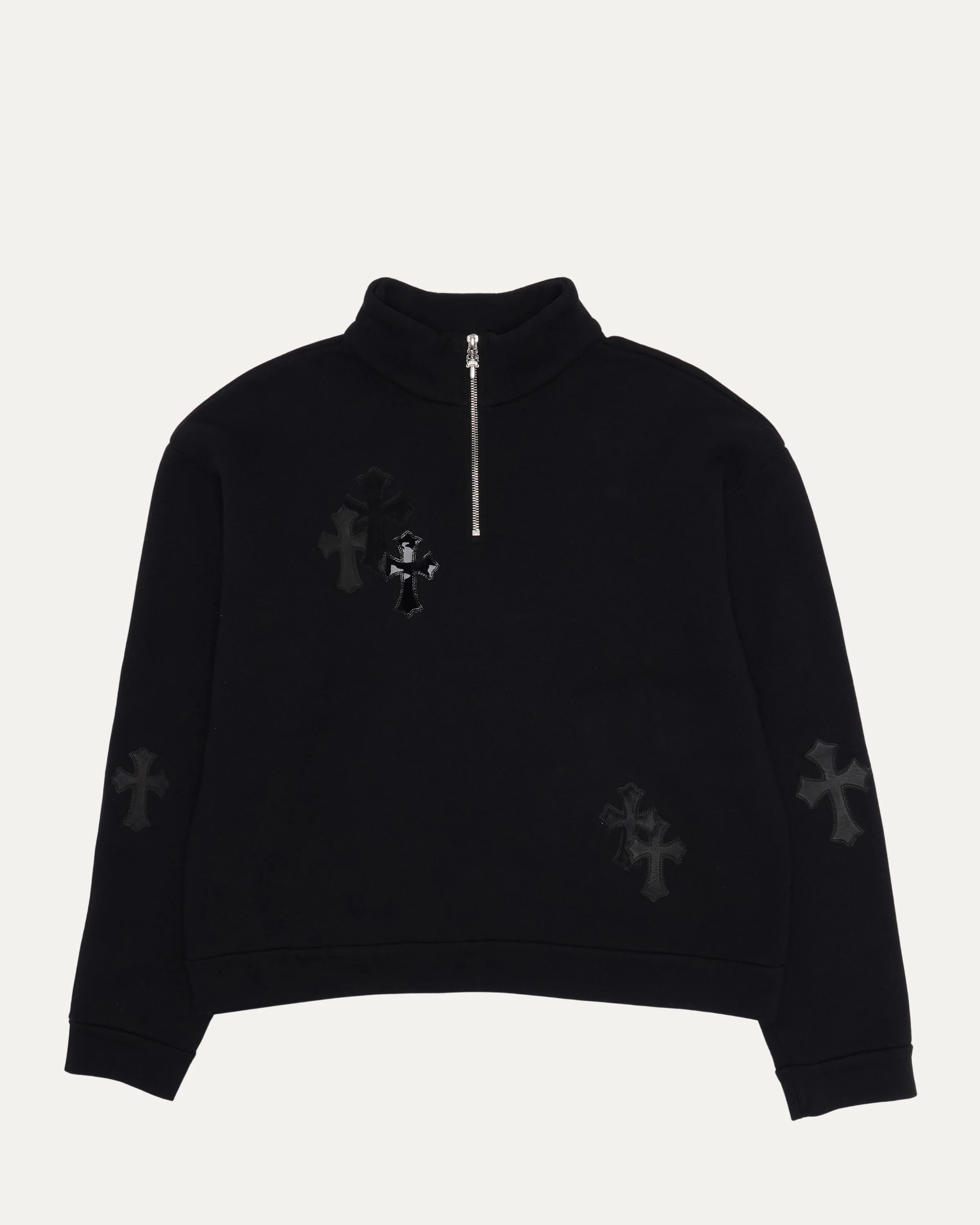 Paper Jam Cross Patch Quarter Zip Sweatshirt