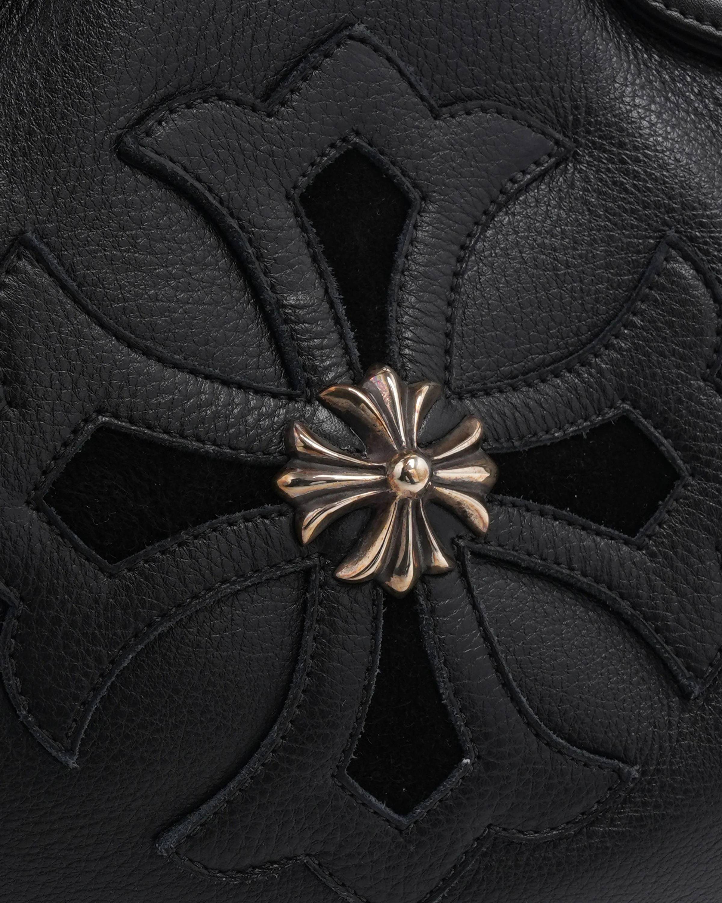 Plus Cross Embellished Boston Duffle Bag - Image 5