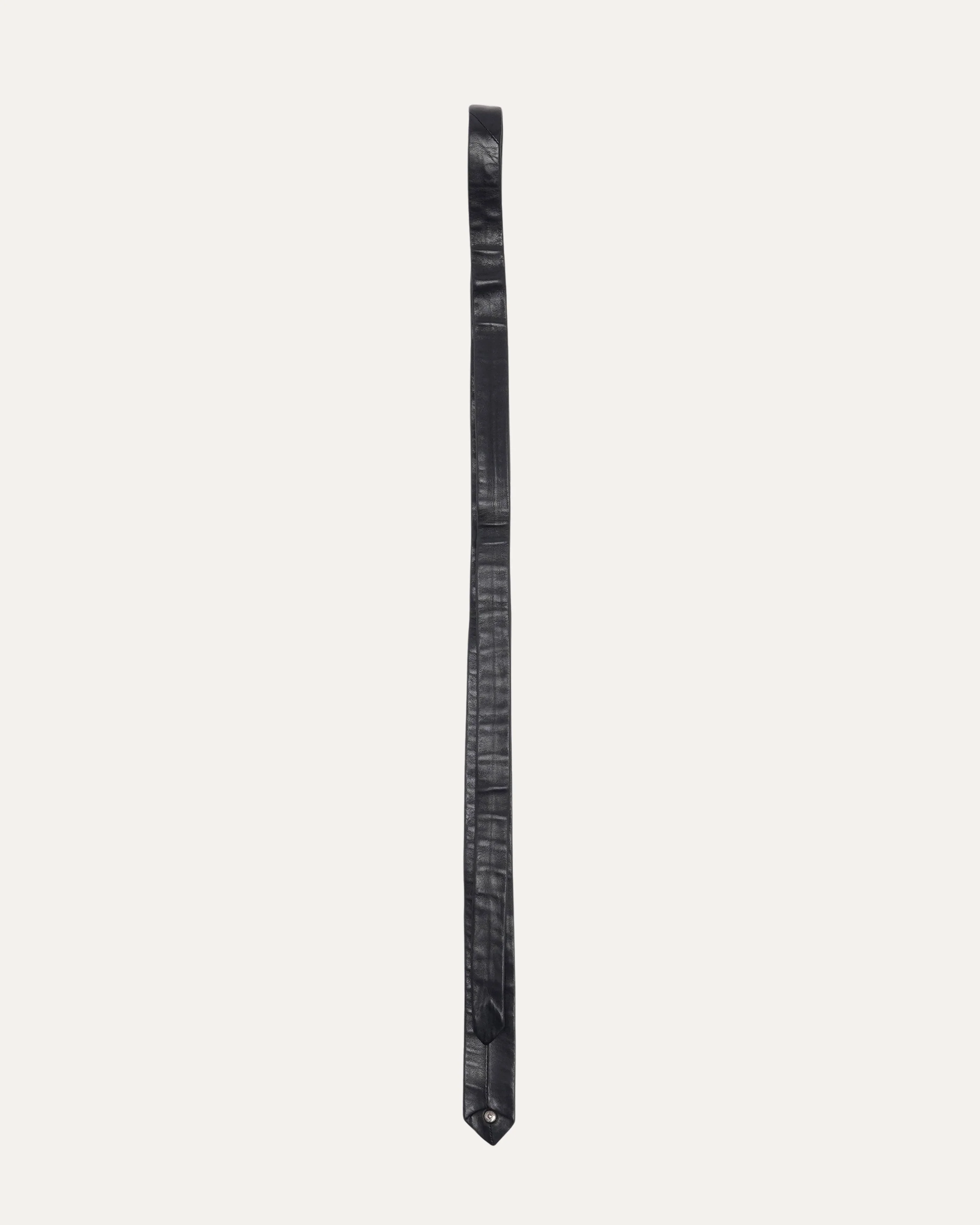 Plus Cross Embellished Leather Tie - Image 2